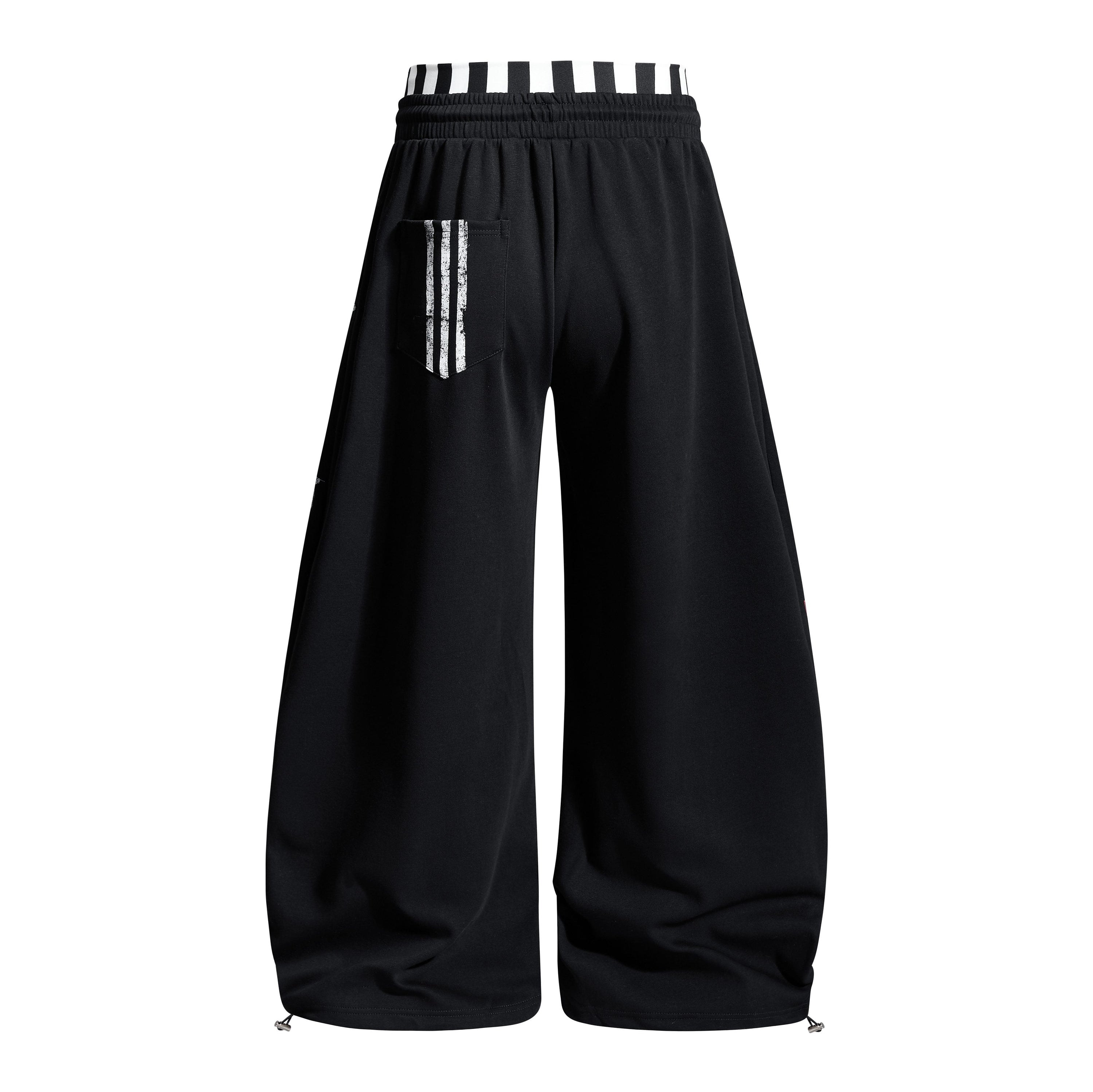 Omirad American Varsity Wide-Leg Sweatpants | Streetwear