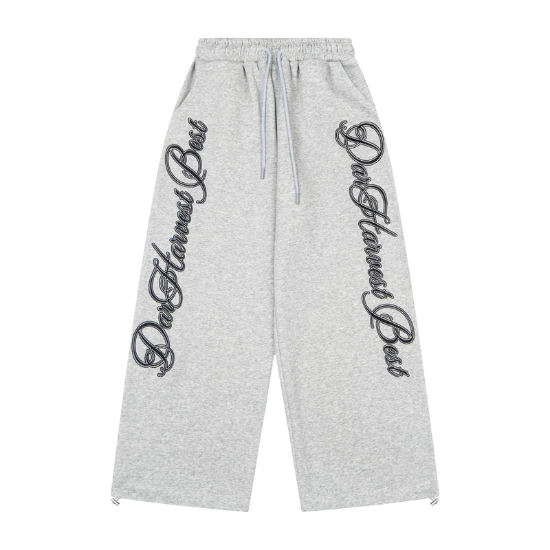 Script Logo Wide-Leg Sweatpants | Streetwear Joggers