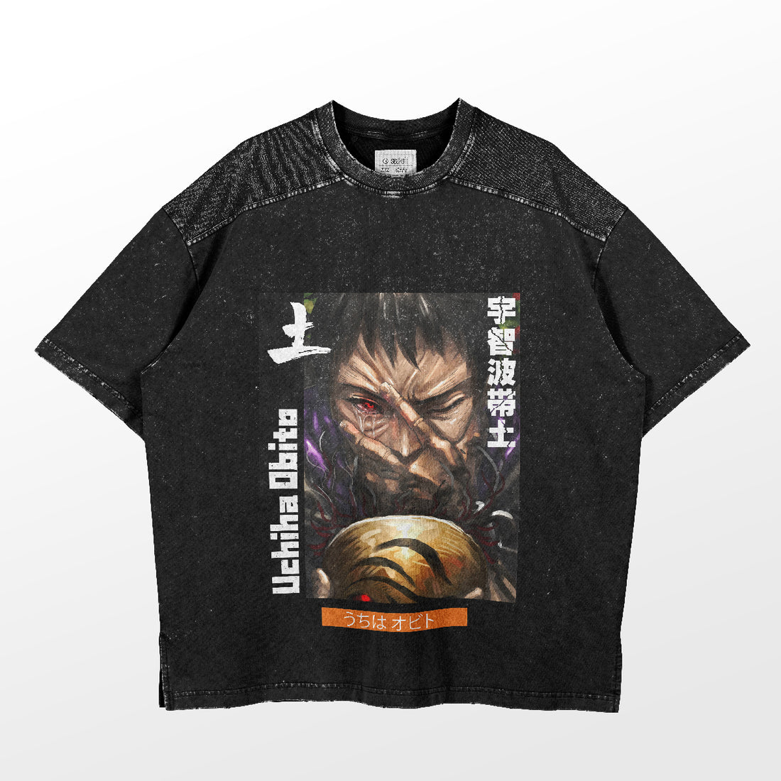 Футболка Uchiha obito | Аниме -одежда премиум -класса