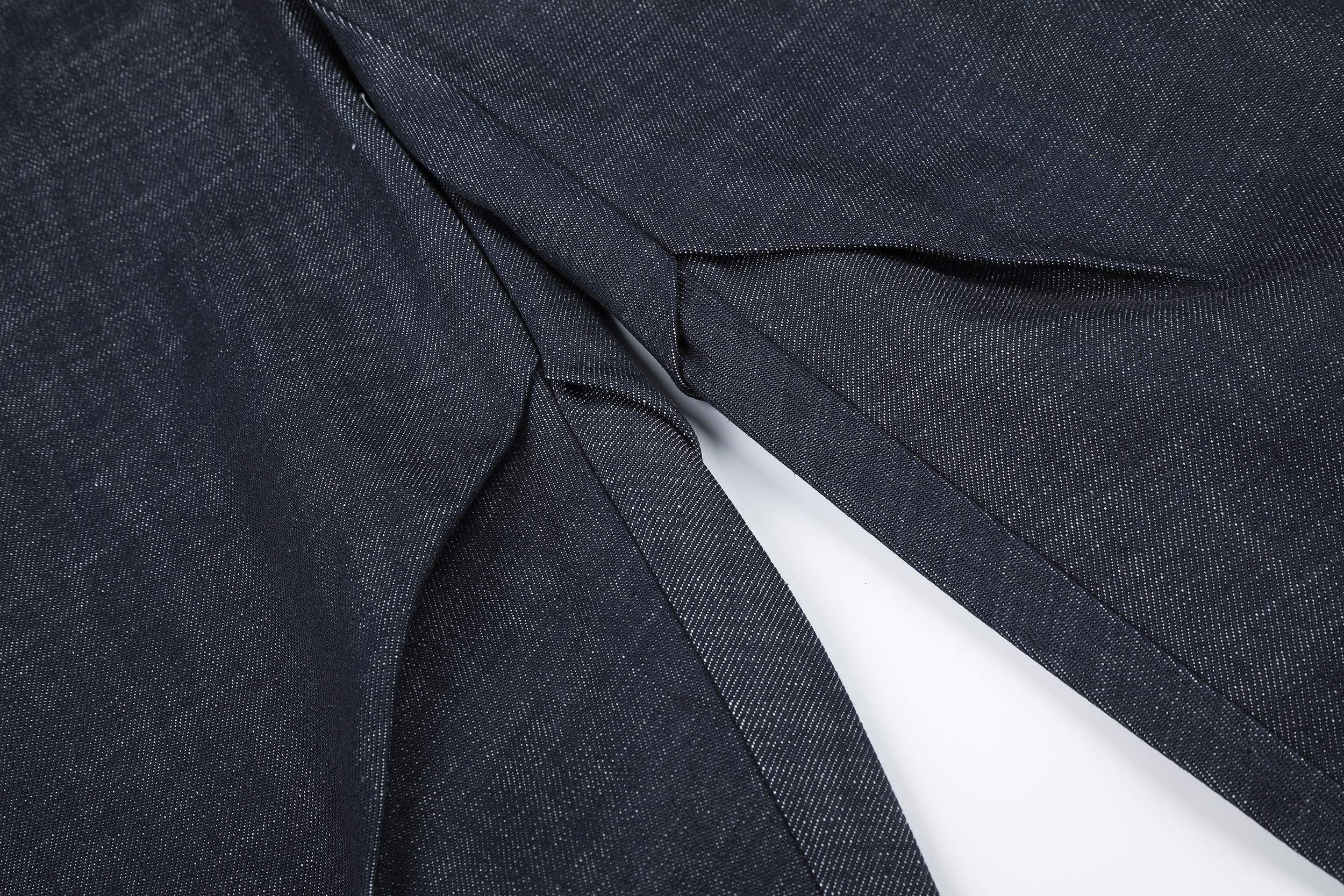 Omirad Layered Waist Wide-Leg Jeans | Raw Denim Streetwear