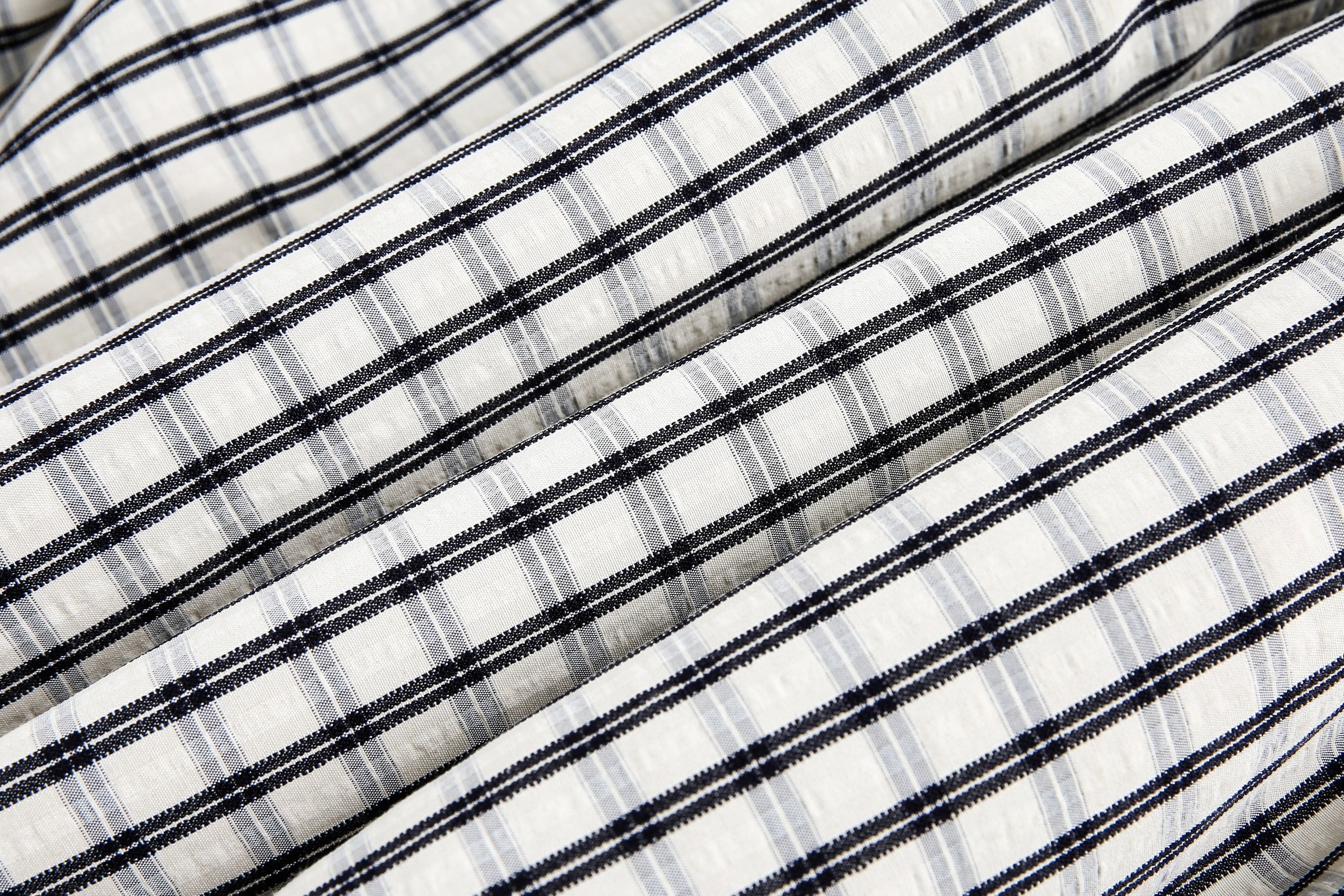Checkered Faux-Fur Lined Oversized Jacket | SEAKOFF