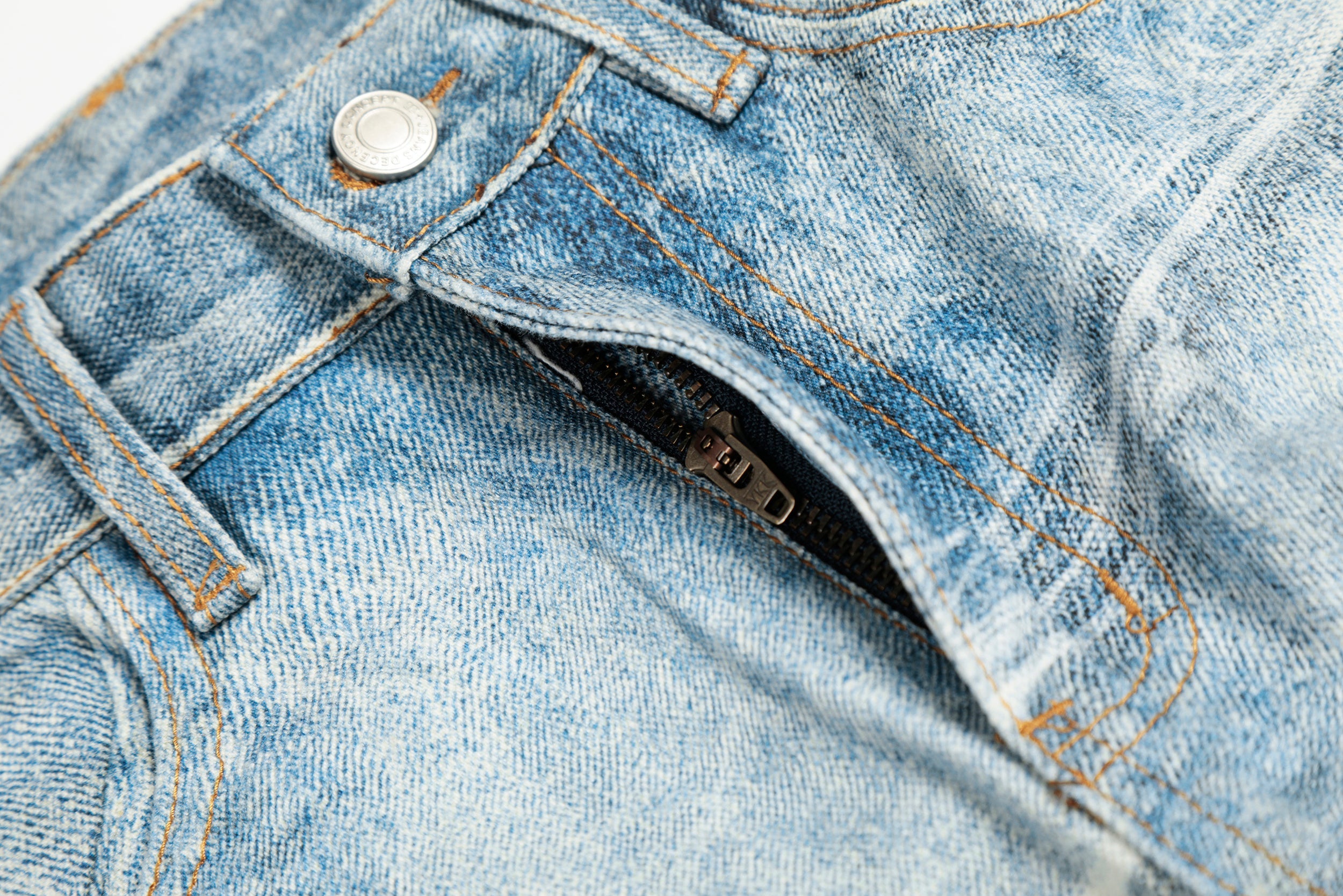 Omirad Ice Web Wide-Leg Jeans | Frosted Spiderweb Denim