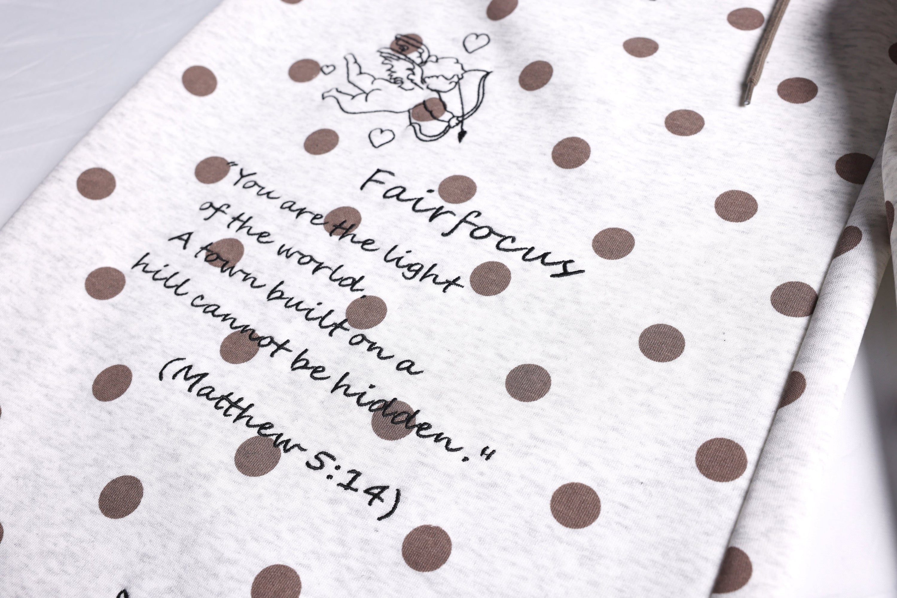 Y2K Graphic Polka Dot Wide-Leg Sweatpants | Omirad