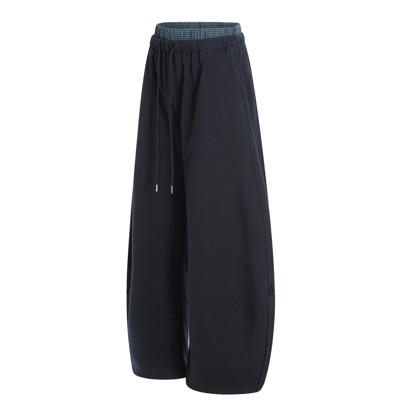 Wide-Leg Athletic Lounge Pants | Relaxed Streetwear Fit