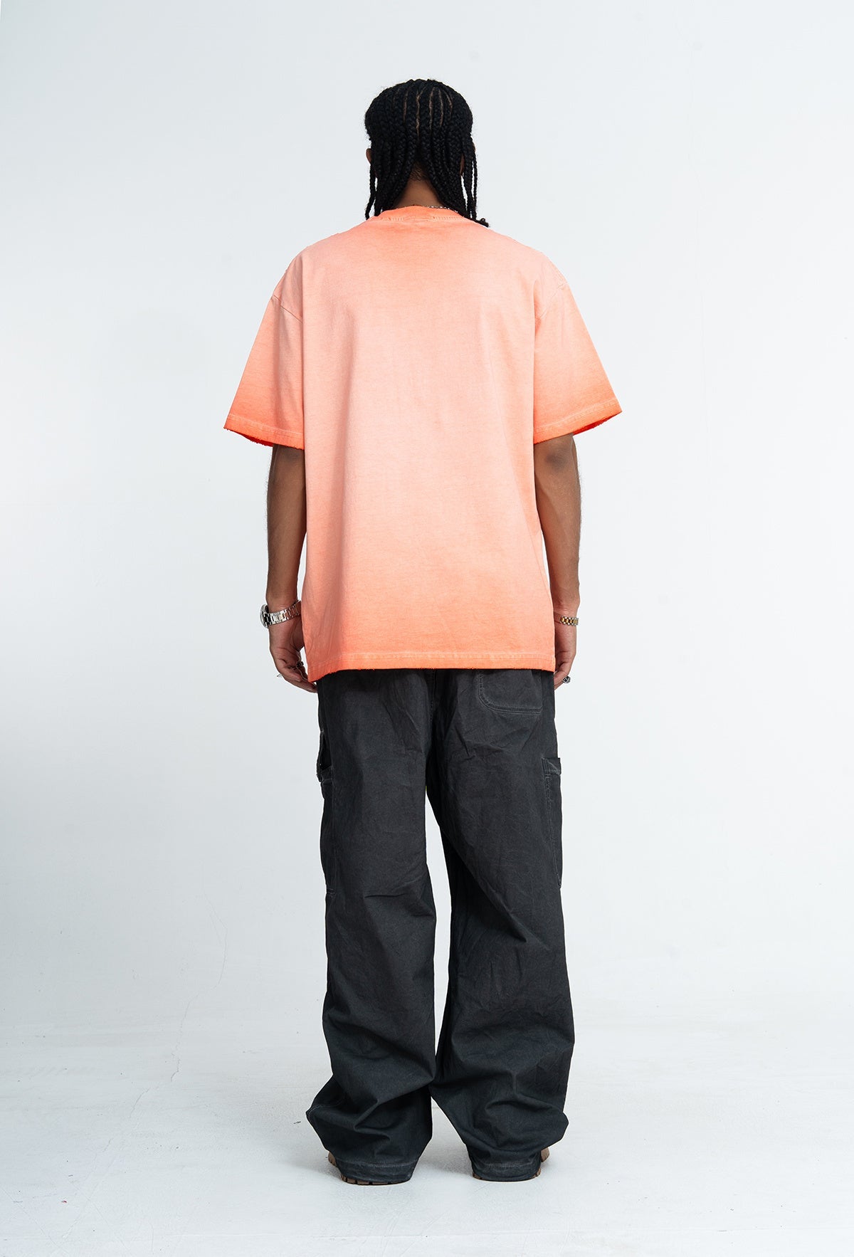 Omirad On The Street Vintage Wash Collage Graphic Tee