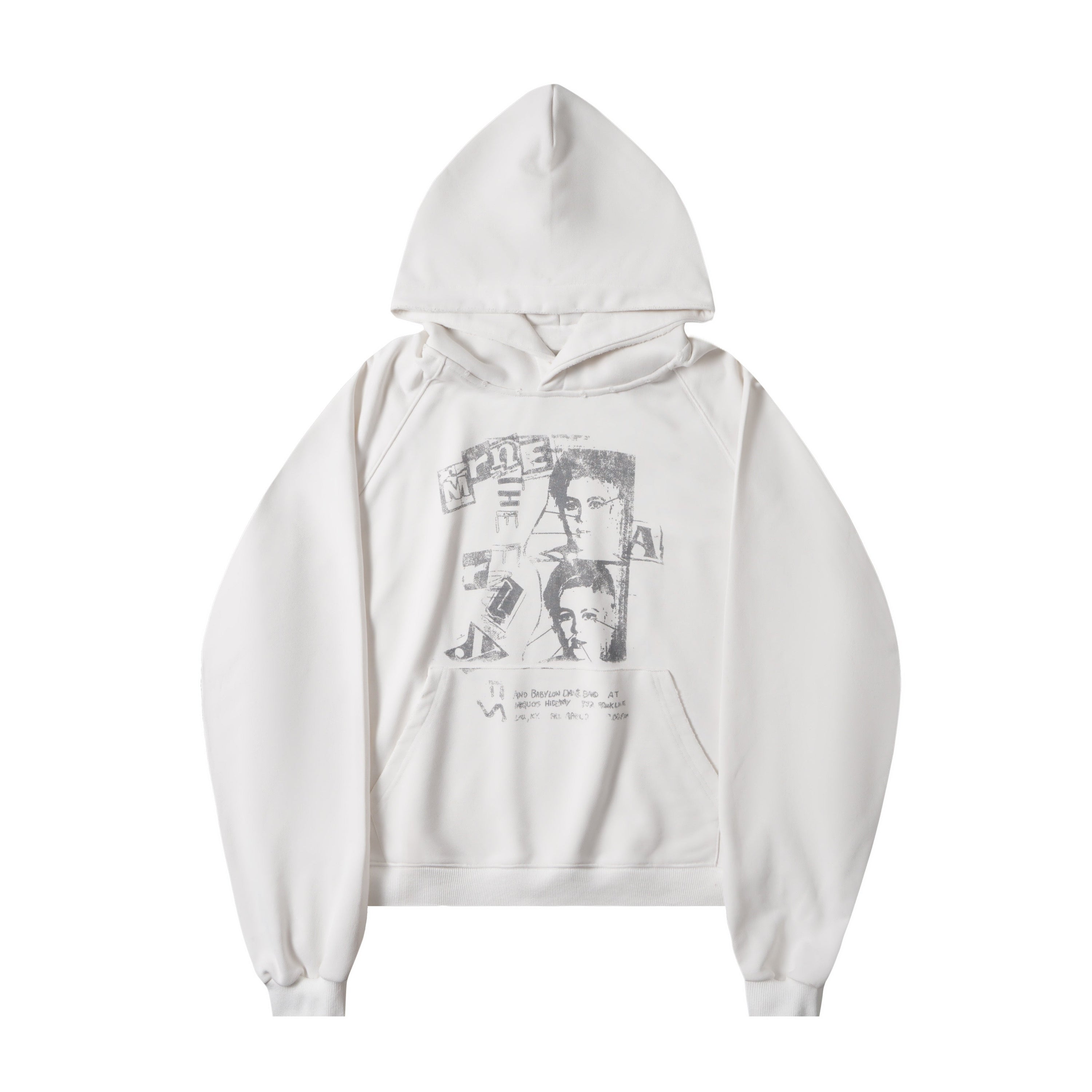 Omirad Portrait Graphic Pullover Hoodie | Streetwear