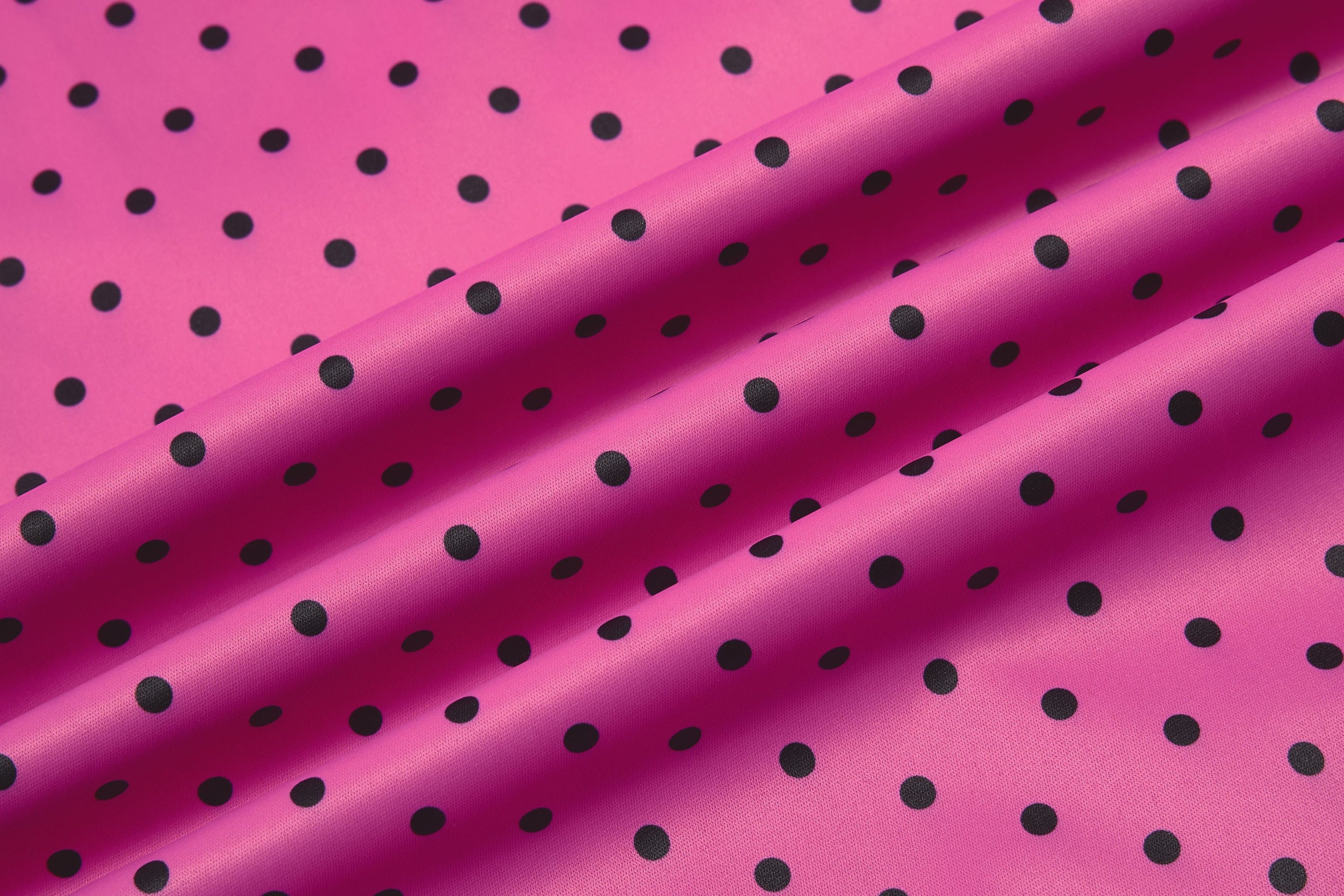 Polka Dot Wide-Leg Track Pants with Side Stripes | SEAKOFF