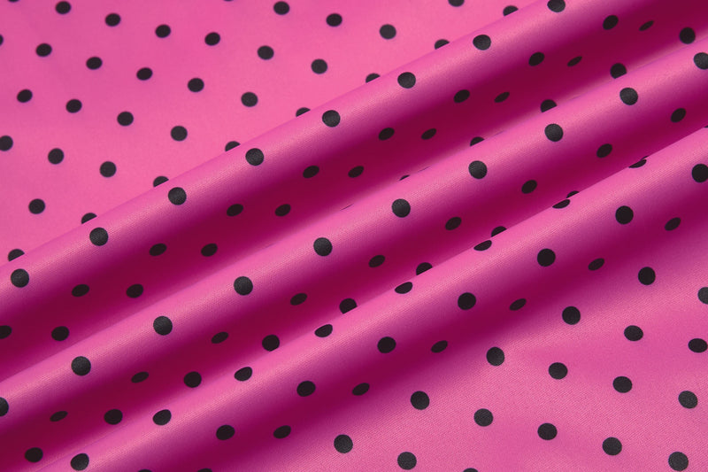 Polka Dot Wide-Leg Track Pants with Side Stripes | SEAKOFF