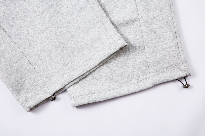 Omirad Embroidered Multi-Pocket Wide-Leg Cargo Sweatpants