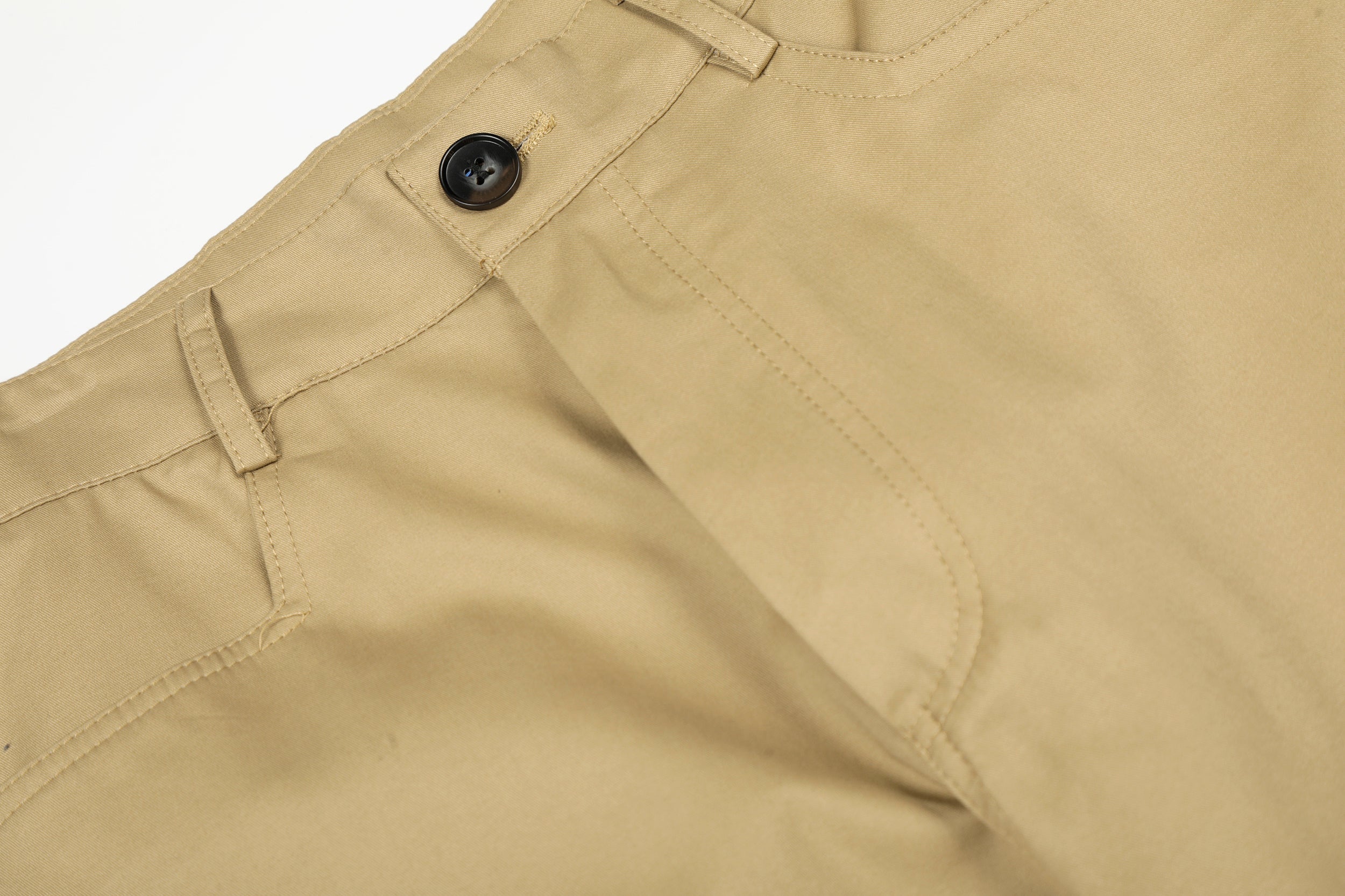 Omirad Curved Seam Cargo Pants – Khaki Wide Leg