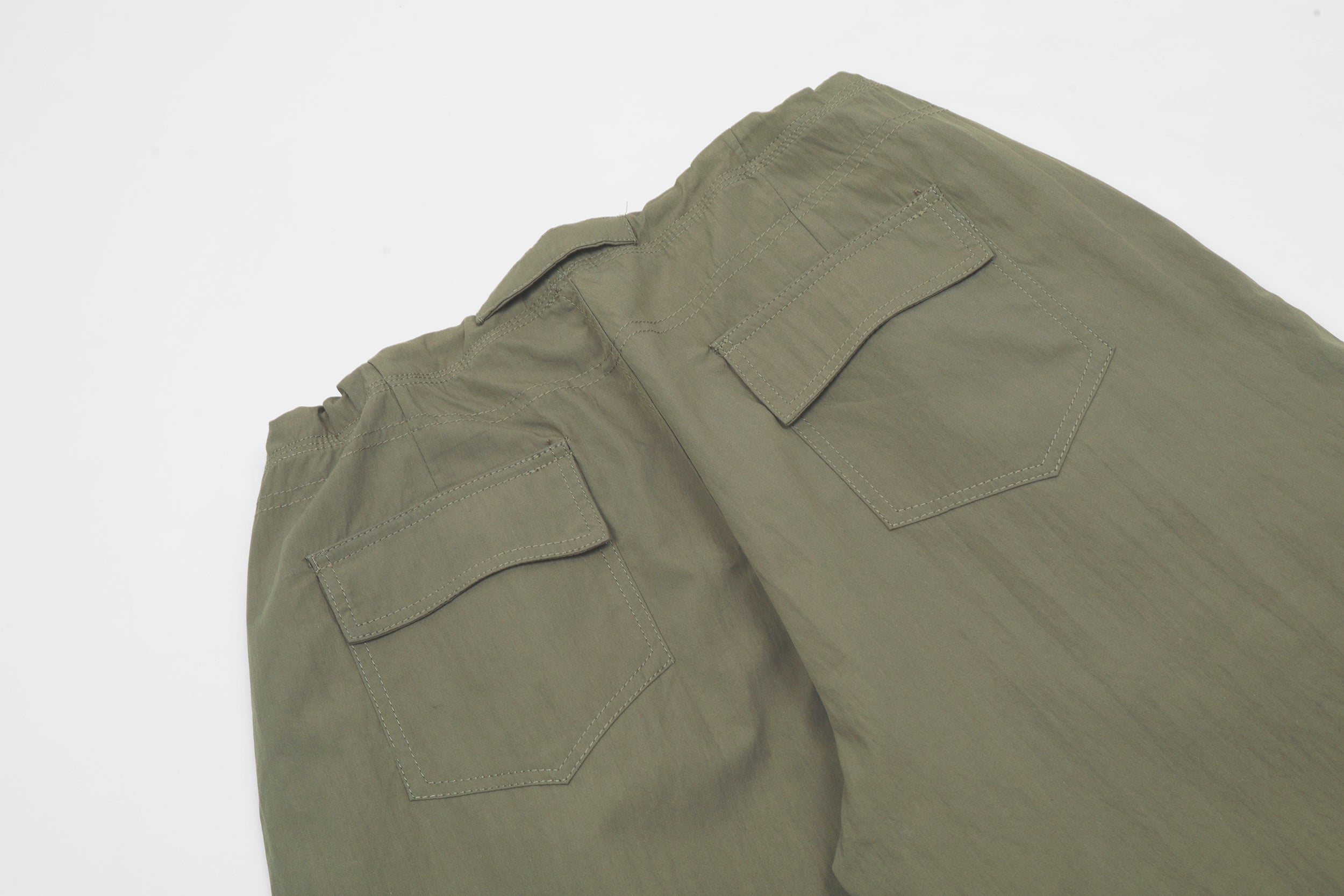 Omirad Tech Drawstring Utility Pants | Wide-Leg Parachute