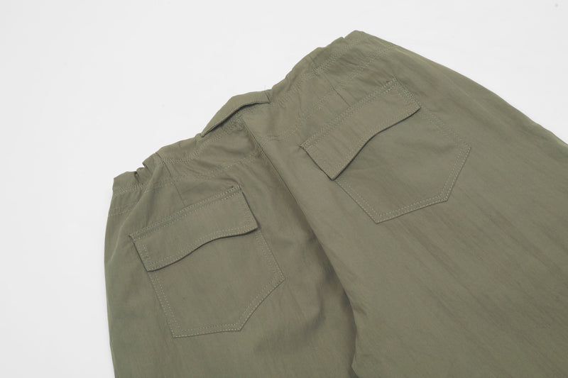 Omirad Tech Drawstring Utility Pants | Wide-Leg Parachute