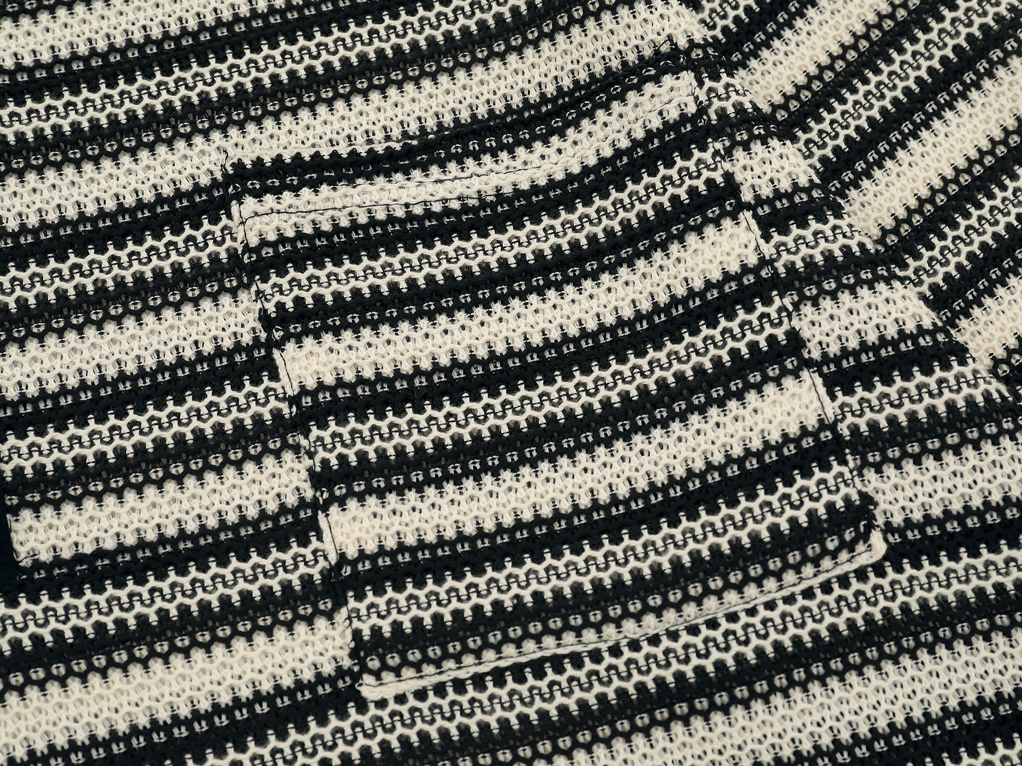 Omirad Striped Knit Long-Sleeve Polo | Retro Streetwear