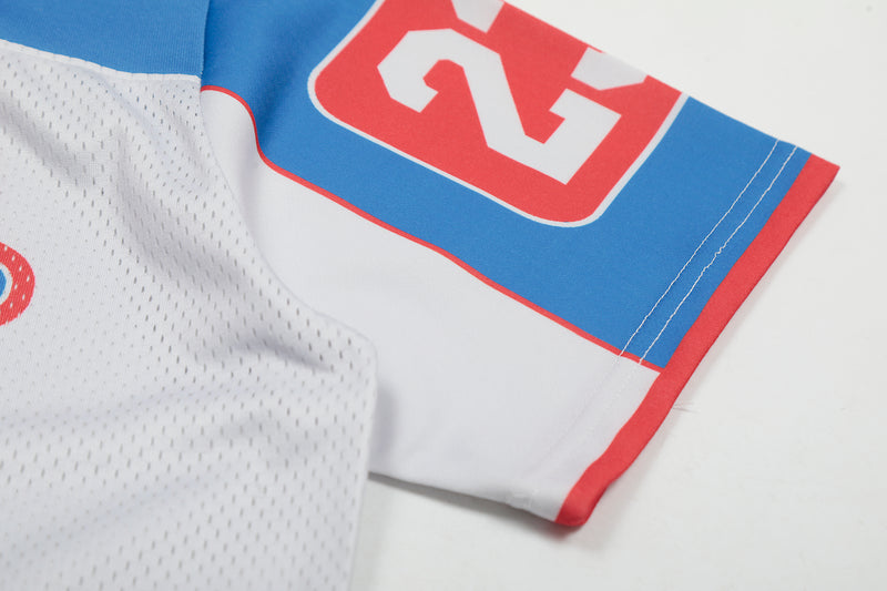 Retro Colorblock Football Jersey | Glfs Club No. 23 Streetwear