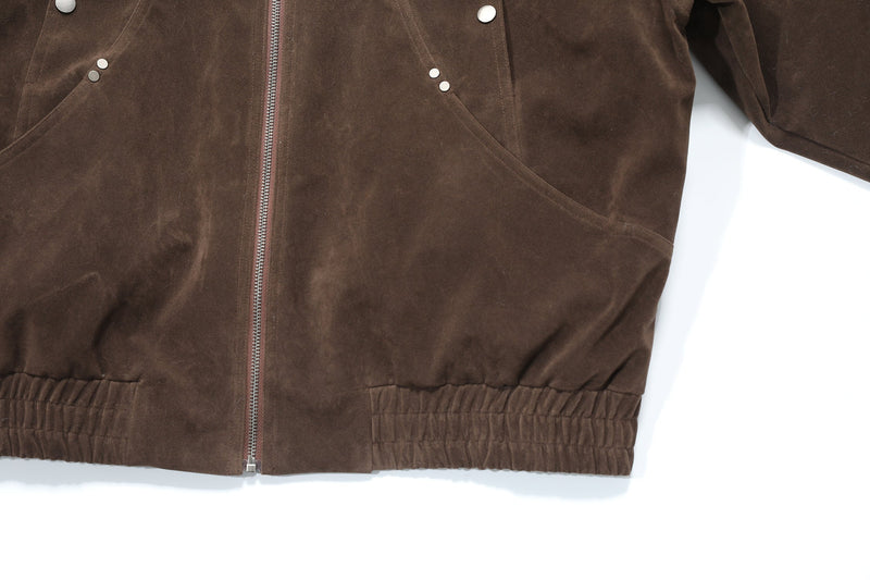 Faux-Fur Collar Vintage Bomber Jacket | Retro Aviator Style