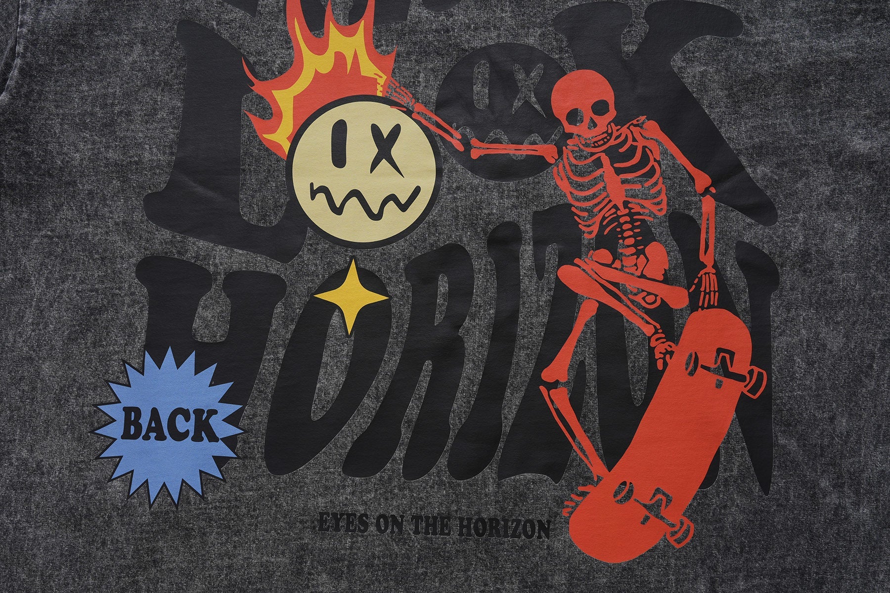 Omirad Eyes on the Horizon Skate Graphic Tee | Vintage Wash