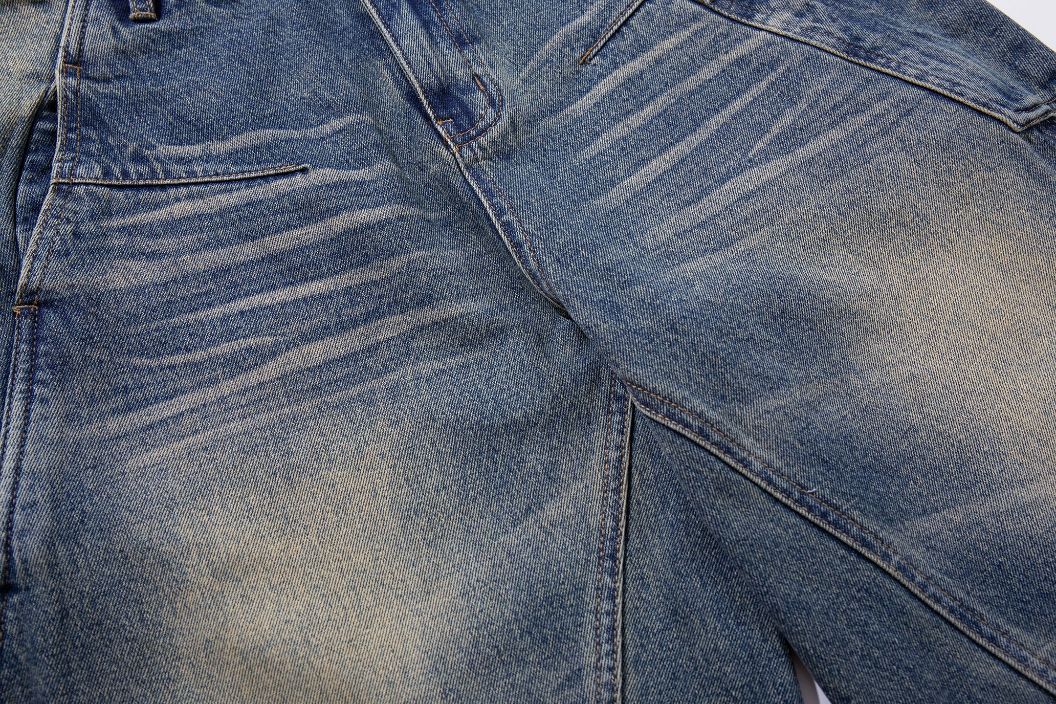 Omirad Vintage Whisker Wide-Leg Jeans | Streetwear Denim