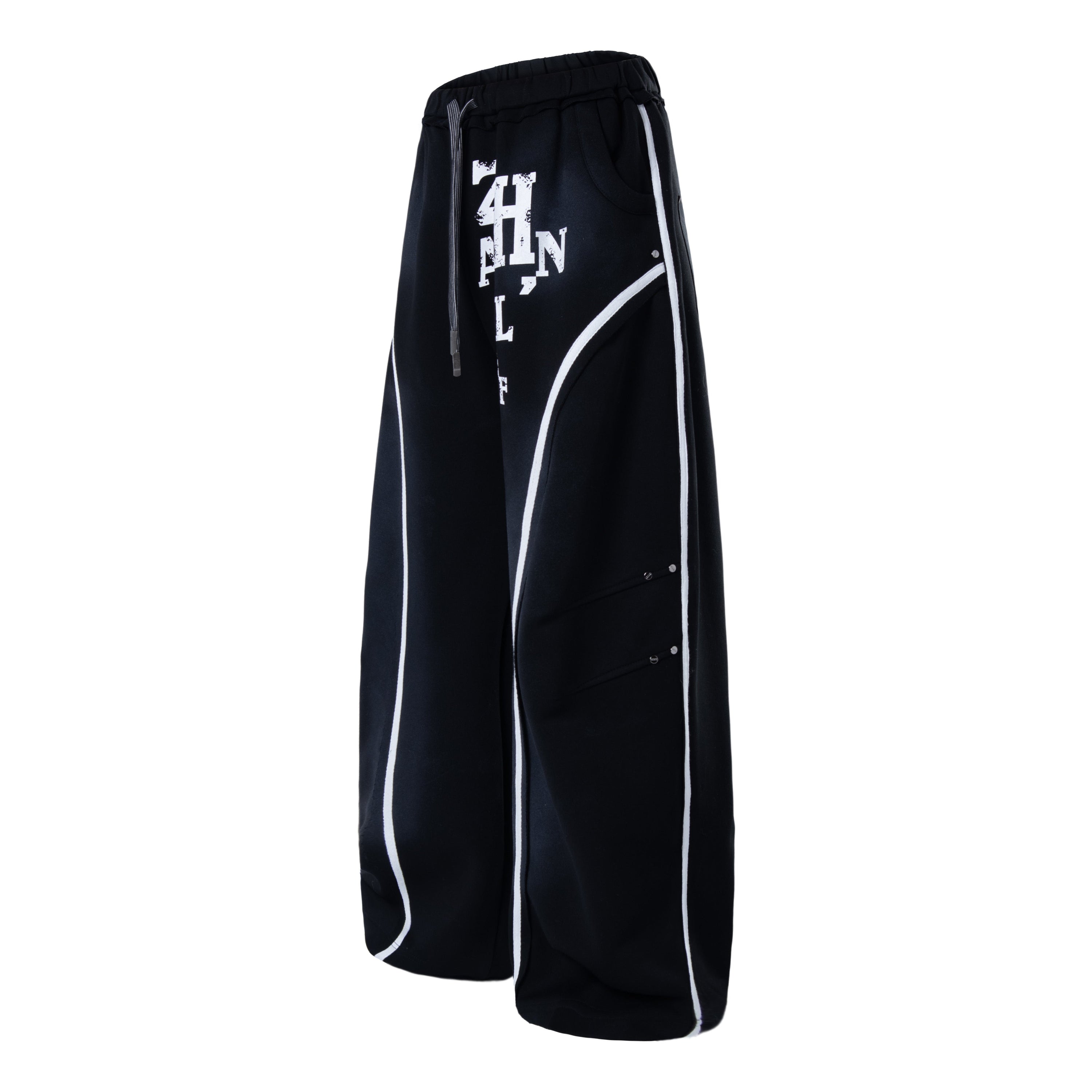 Omirad Curved Panel Sweatpants | Bold Streetwear Joggers
