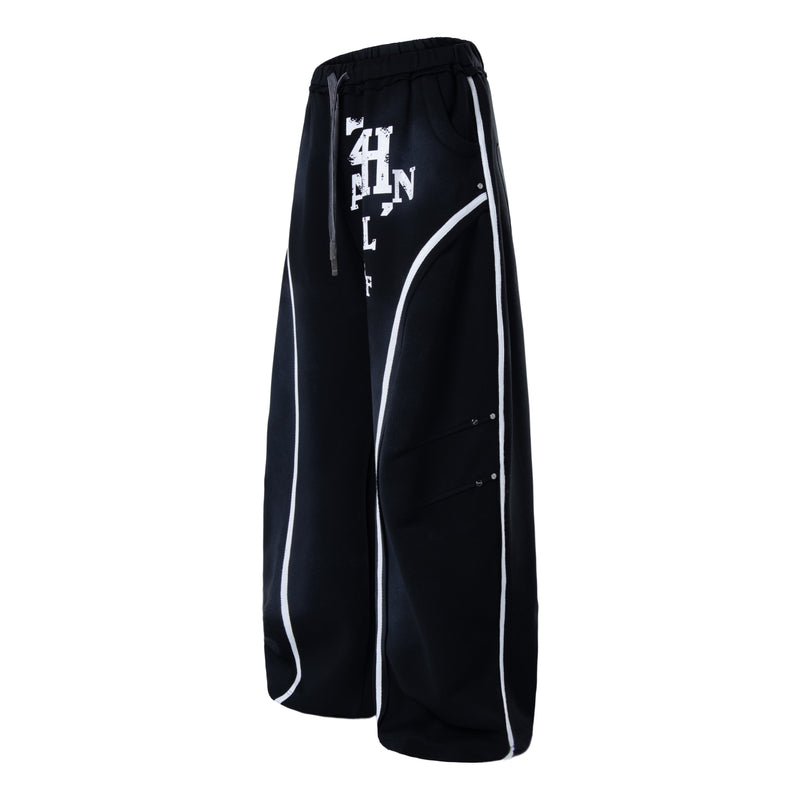 Omirad Curved Panel Sweatpants | Bold Streetwear Joggers