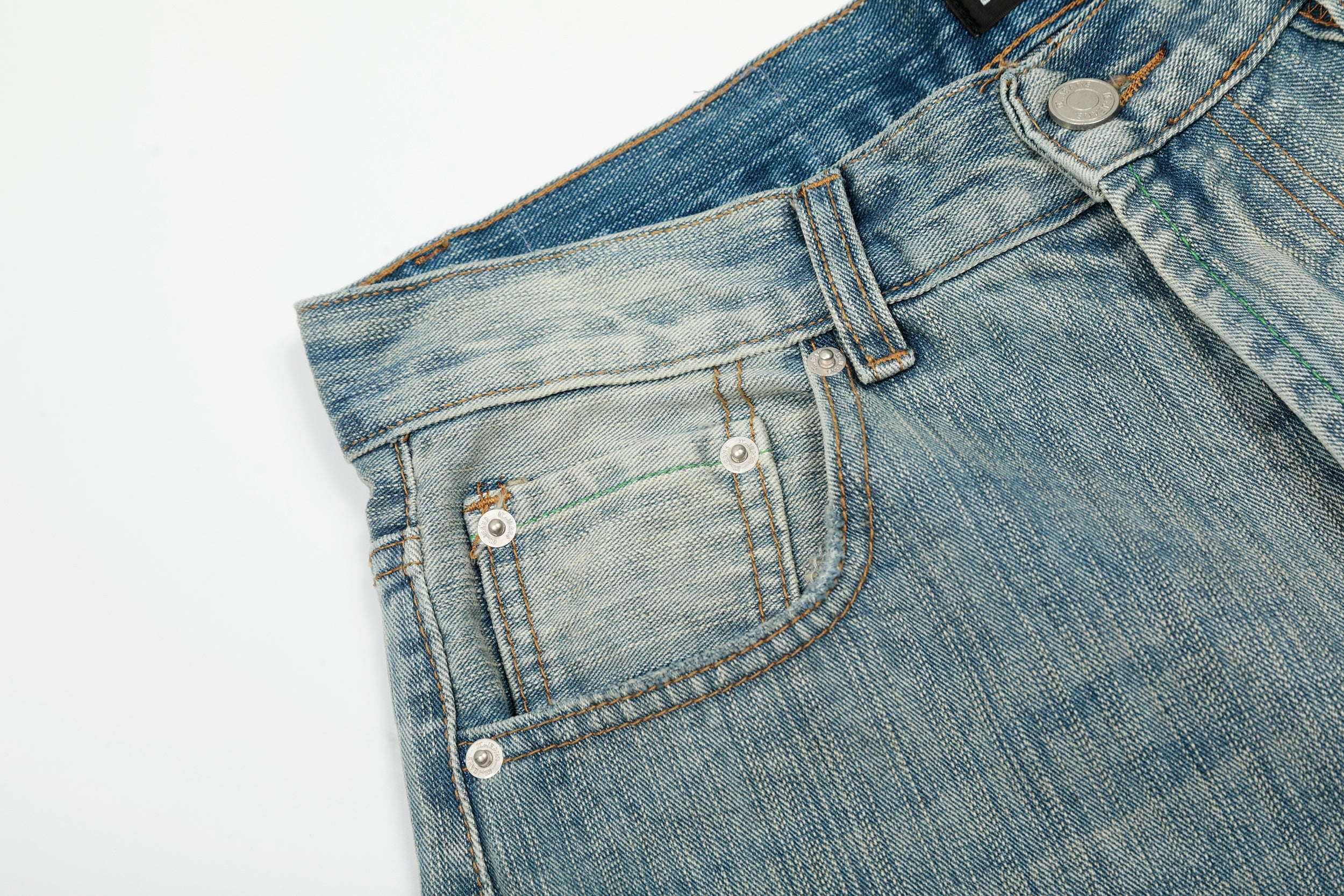 Omirad Draped Crease Wide-Leg Jeans | Oversized Denim