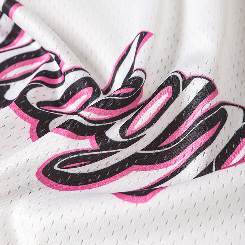 Madegypsr Pink Star 25 Mesh Football Jersey | Streetwear