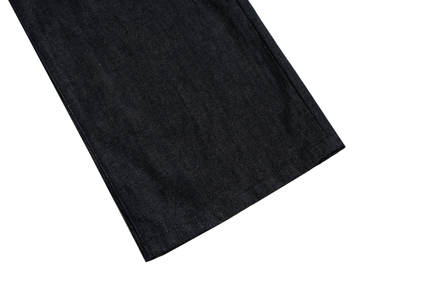Omirad High-Rise Button Fly Wide-Leg Raw Denim Jeans