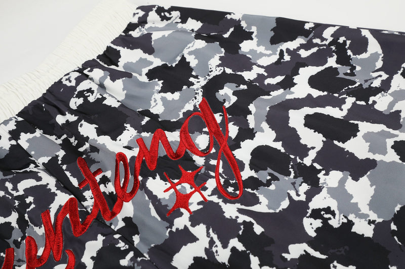 Abstract Camo Wide-Leg Sweatpants | Oversized Streetwear