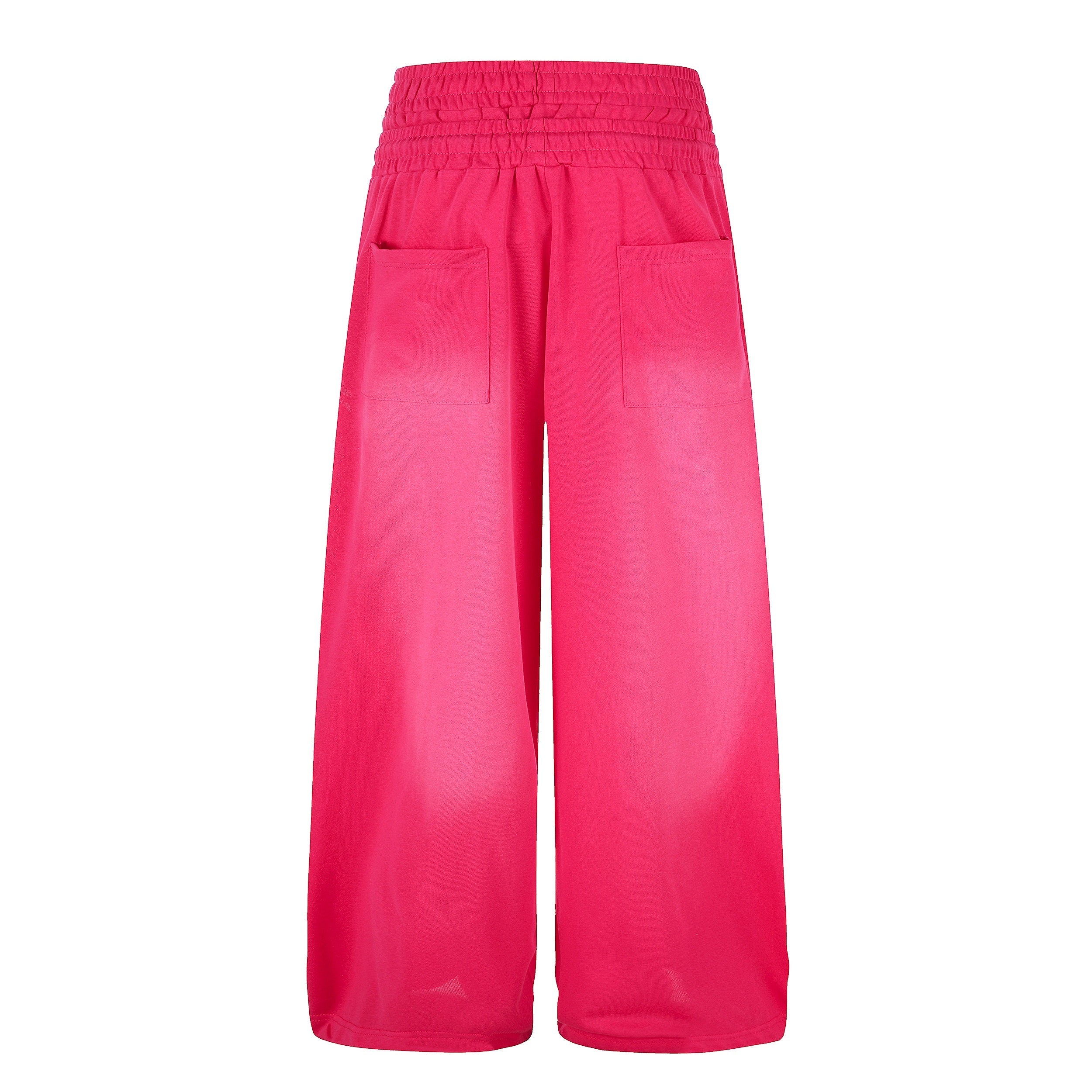 Star Graphic Wide-Leg Sweatpants | Y2K Gradient Streetwear