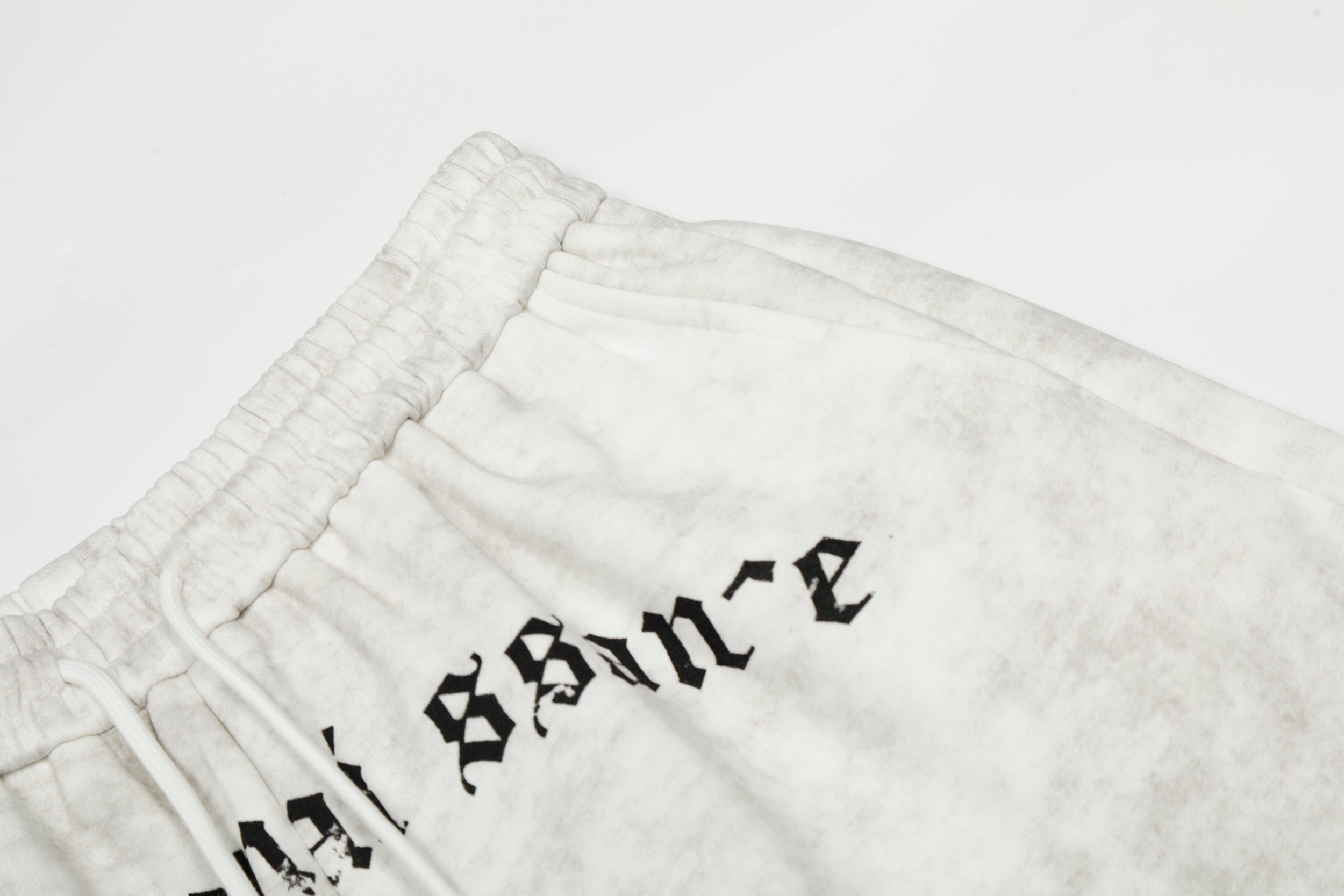 Omirad Vintage Wash Gothic Graphic Sweatpants | Wide Leg