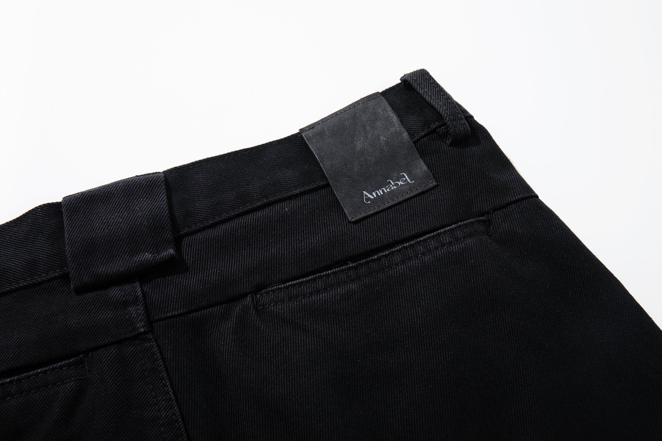 Omirad Studded Utility Wide-Leg Jeans | Black Denim