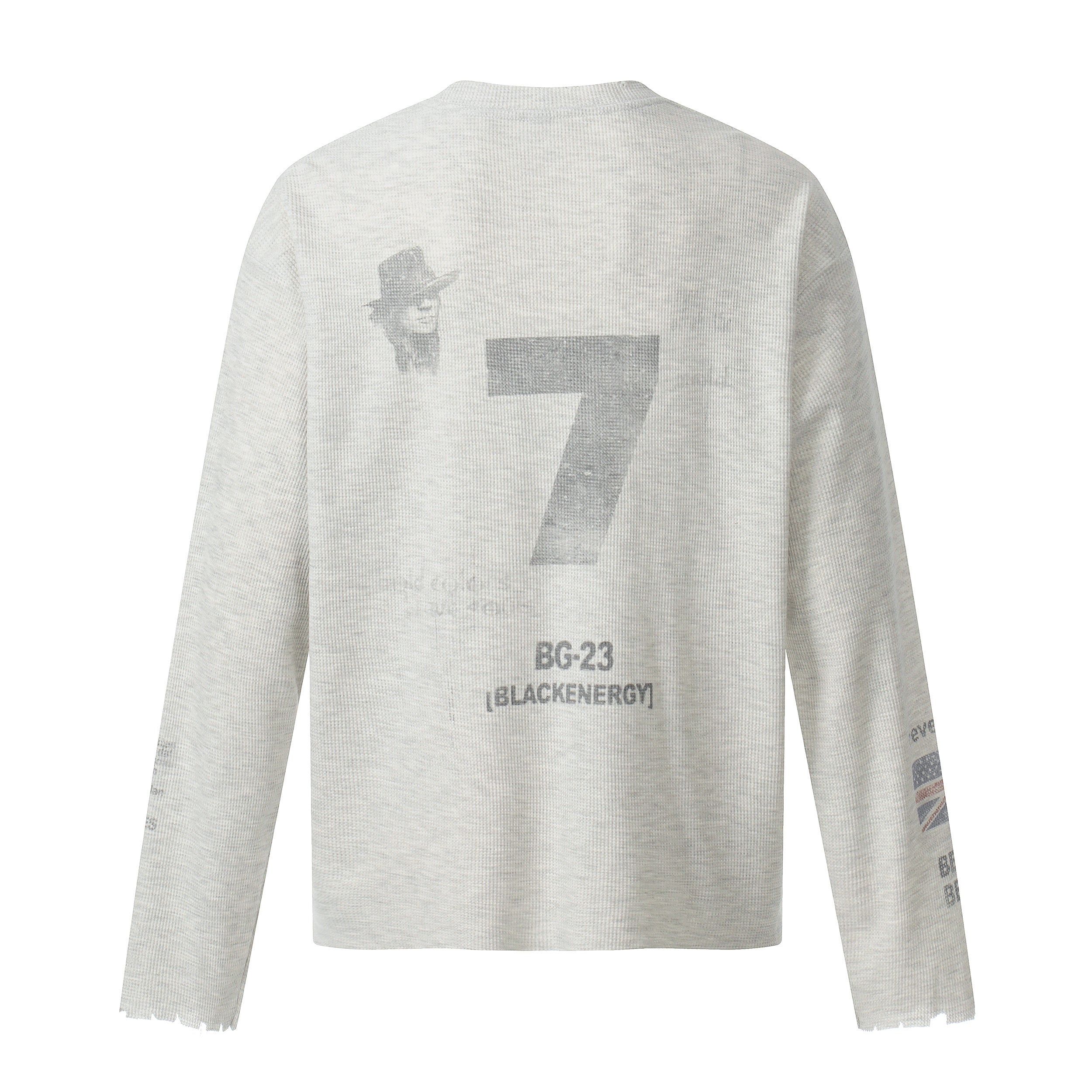 Omirad Union Flag Graphic Long Sleeve Tee | Streetwear Cotton