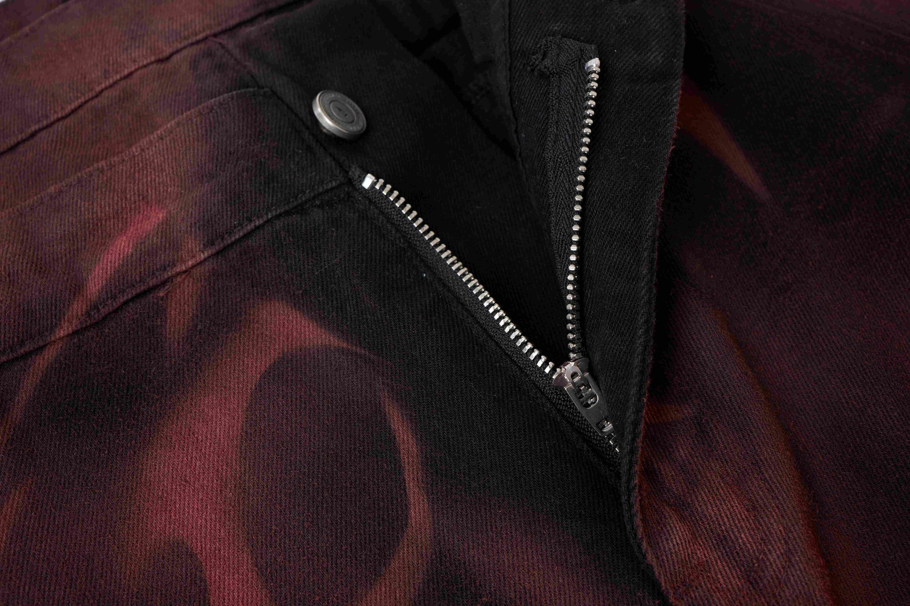 Omirad Tribal Spike Jorts | Punk Streetwear Denim Shorts