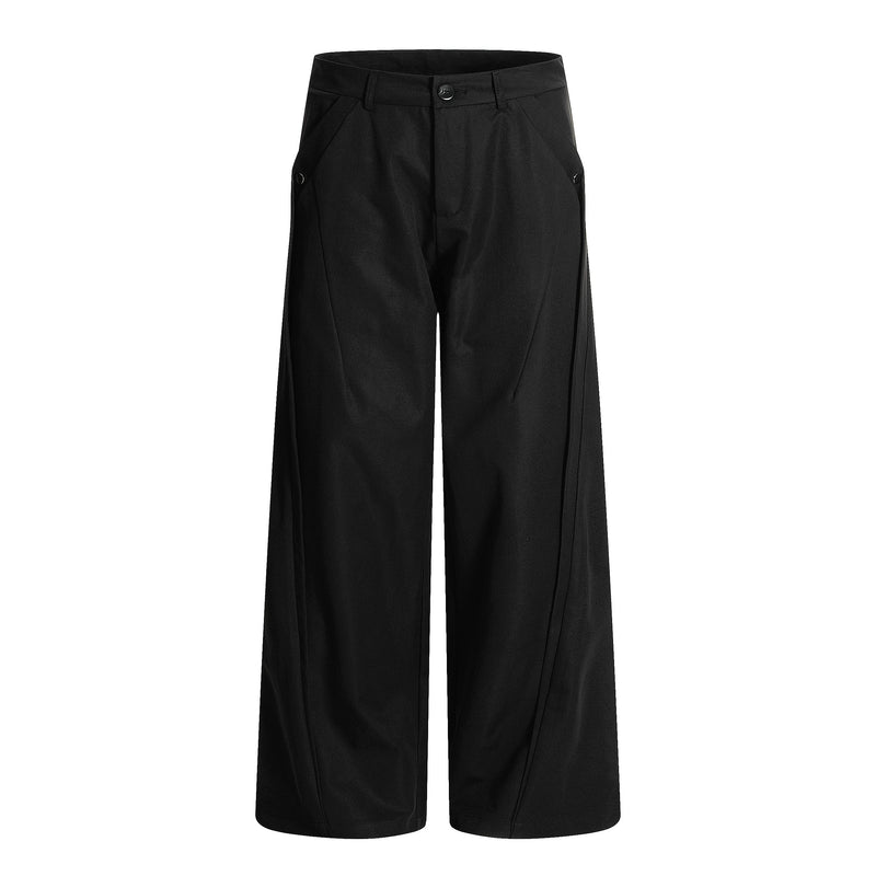 Omirad Structured Wide-Leg Trousers | Bold Street Tailoring