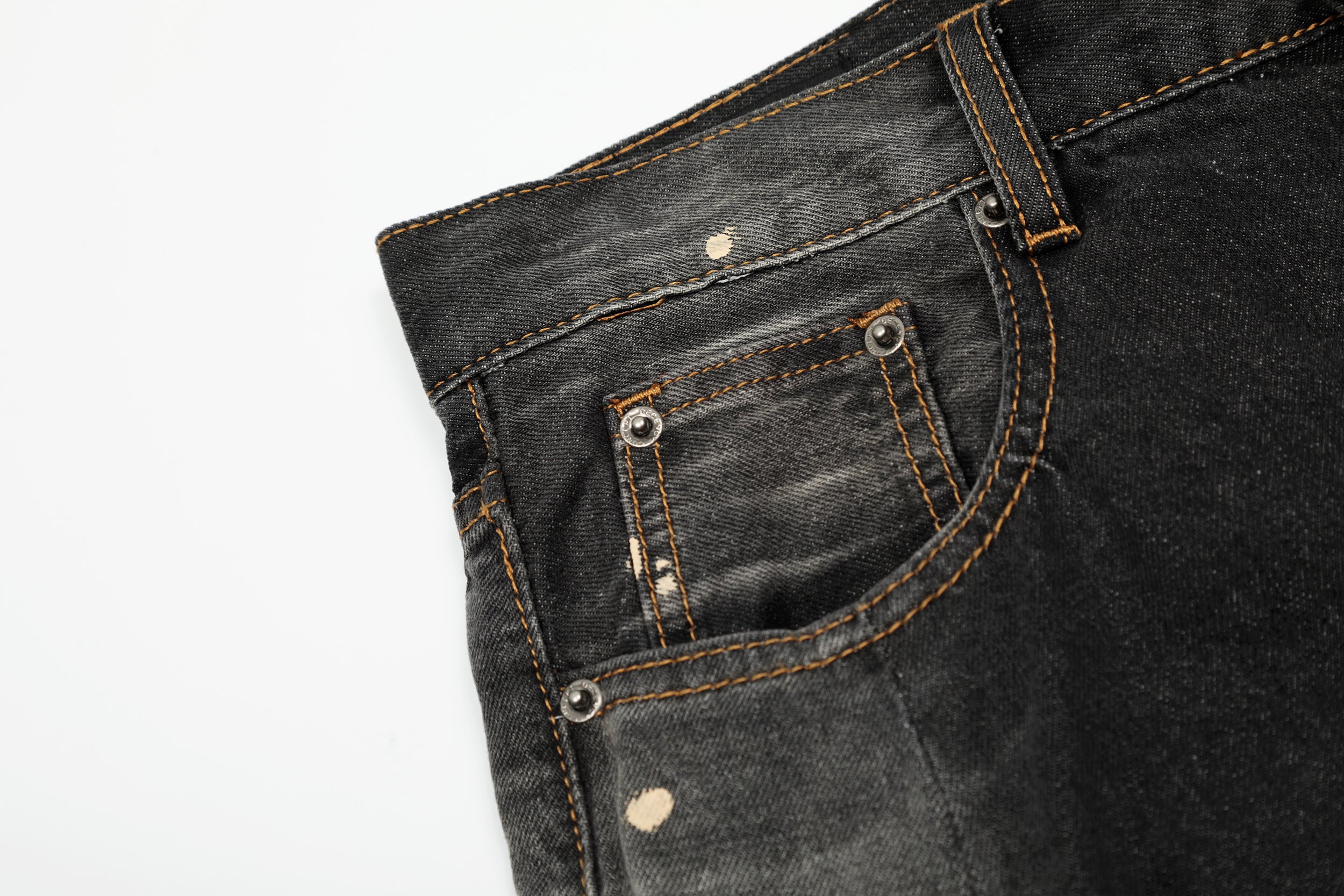 Omirad Vintage Wash Barrel Leg Jeans | Distressed Streetwear