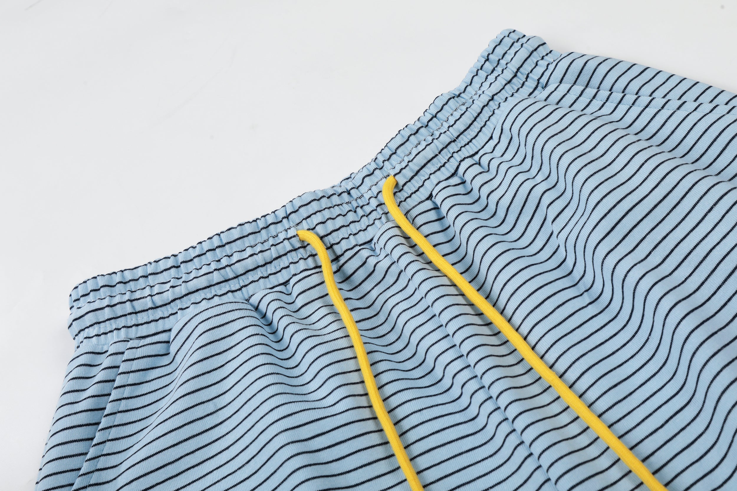 Playful Striped Balloon-Leg Sweatpants with Dog Graphic