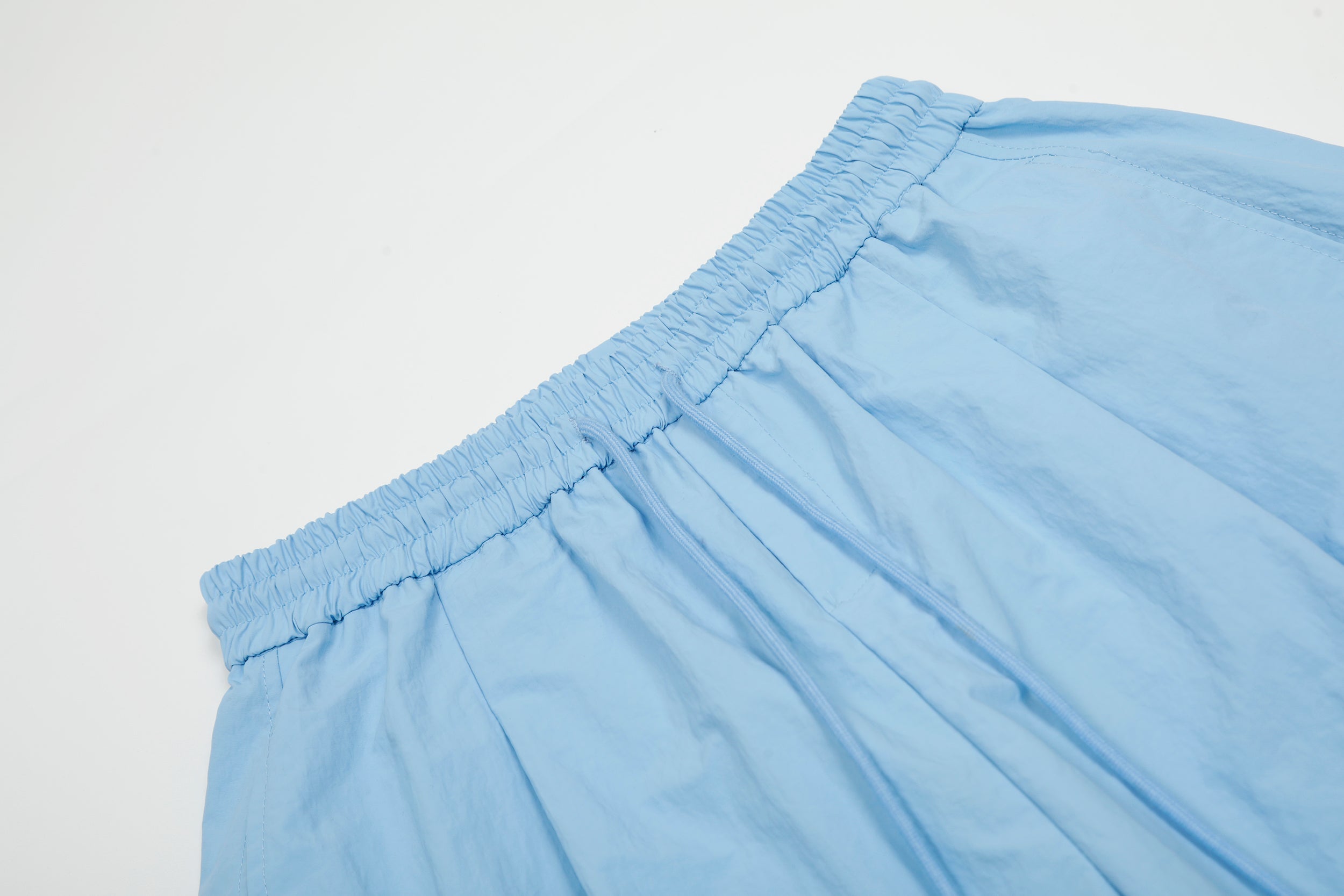 Nylon Utility Cargo Wide-Leg Pants | Pastel Streetwear