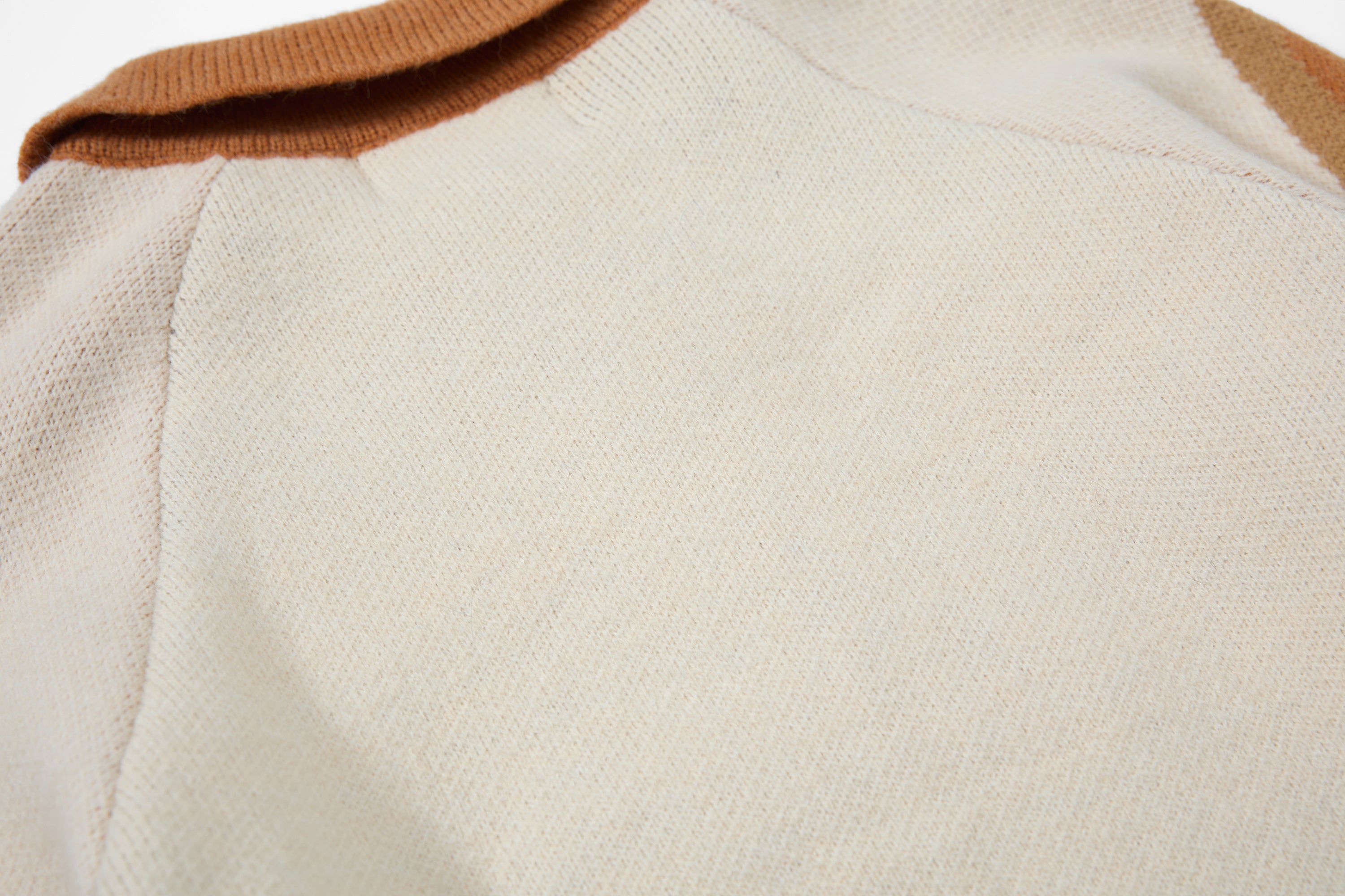 Retro Colorblock Half-Zip Knit Sweater | AlohaShaka Graphic