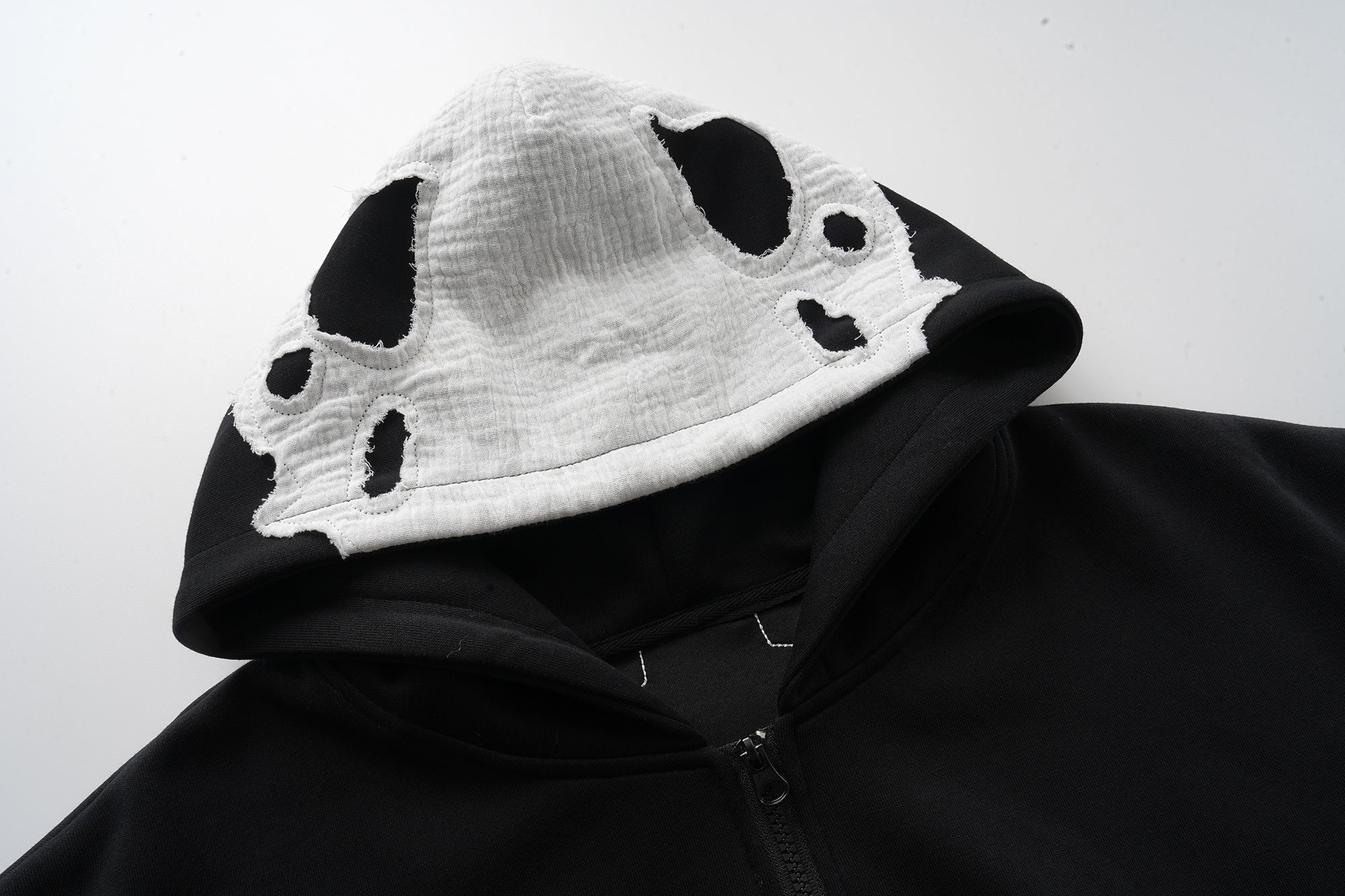 Skeleton Zip-Up Hoodie | Black Streetwear Graphic Hoodie