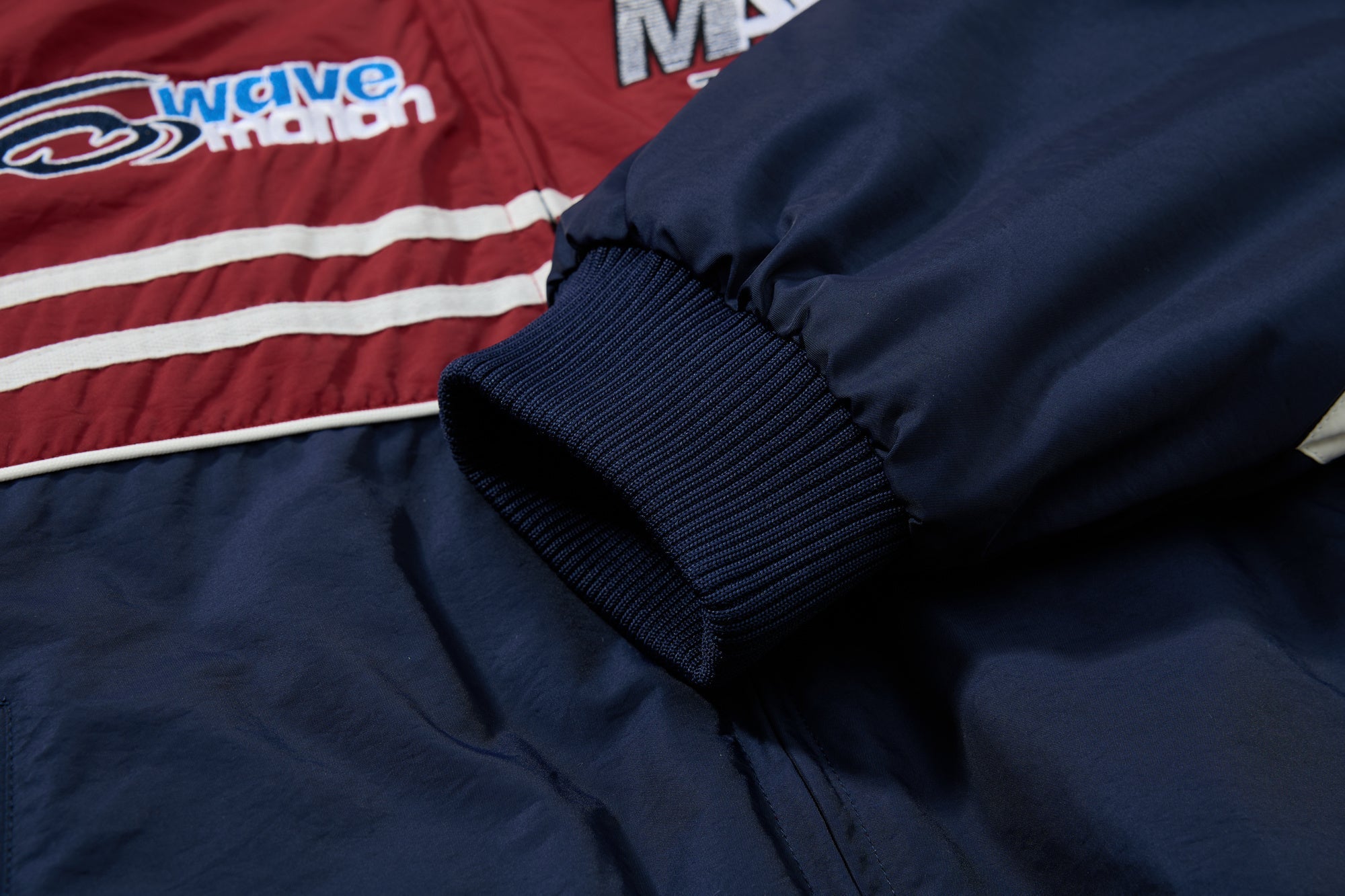 Retro Racing Colorblock Bomber Jacket | MAFA Vintage