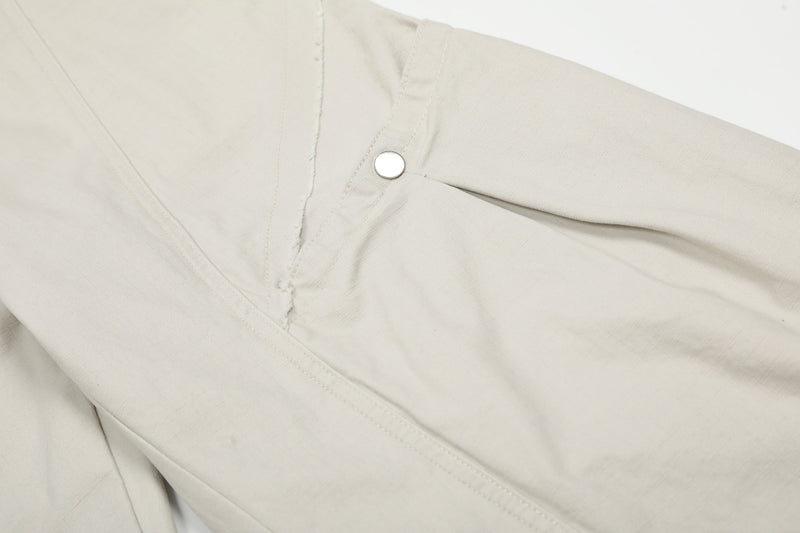 Omirad Structured Wide-Leg Utility Pants | 100% Cotton