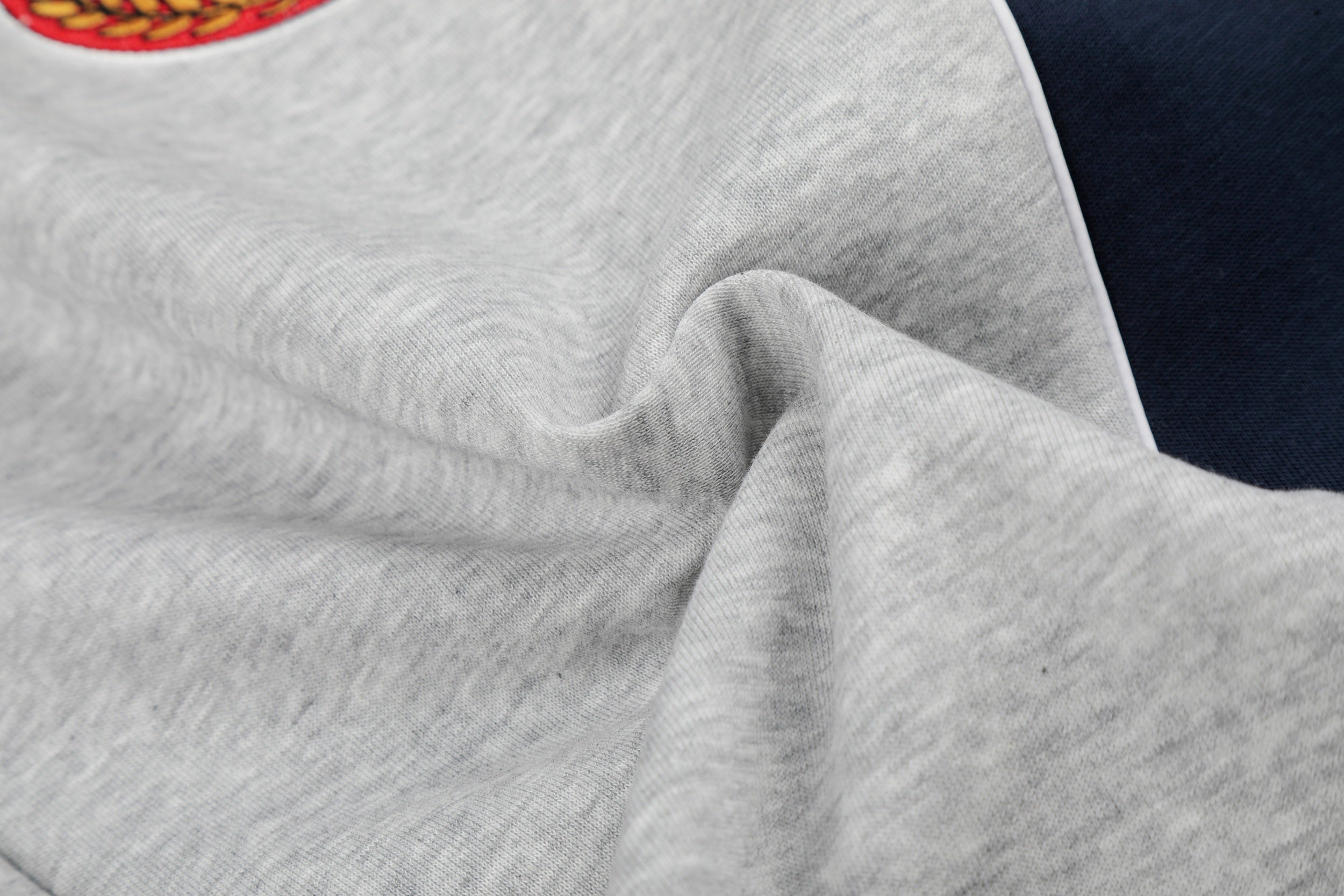 Retro Crest Panel Sweatpants | Oversized Wide Leg Streetwear