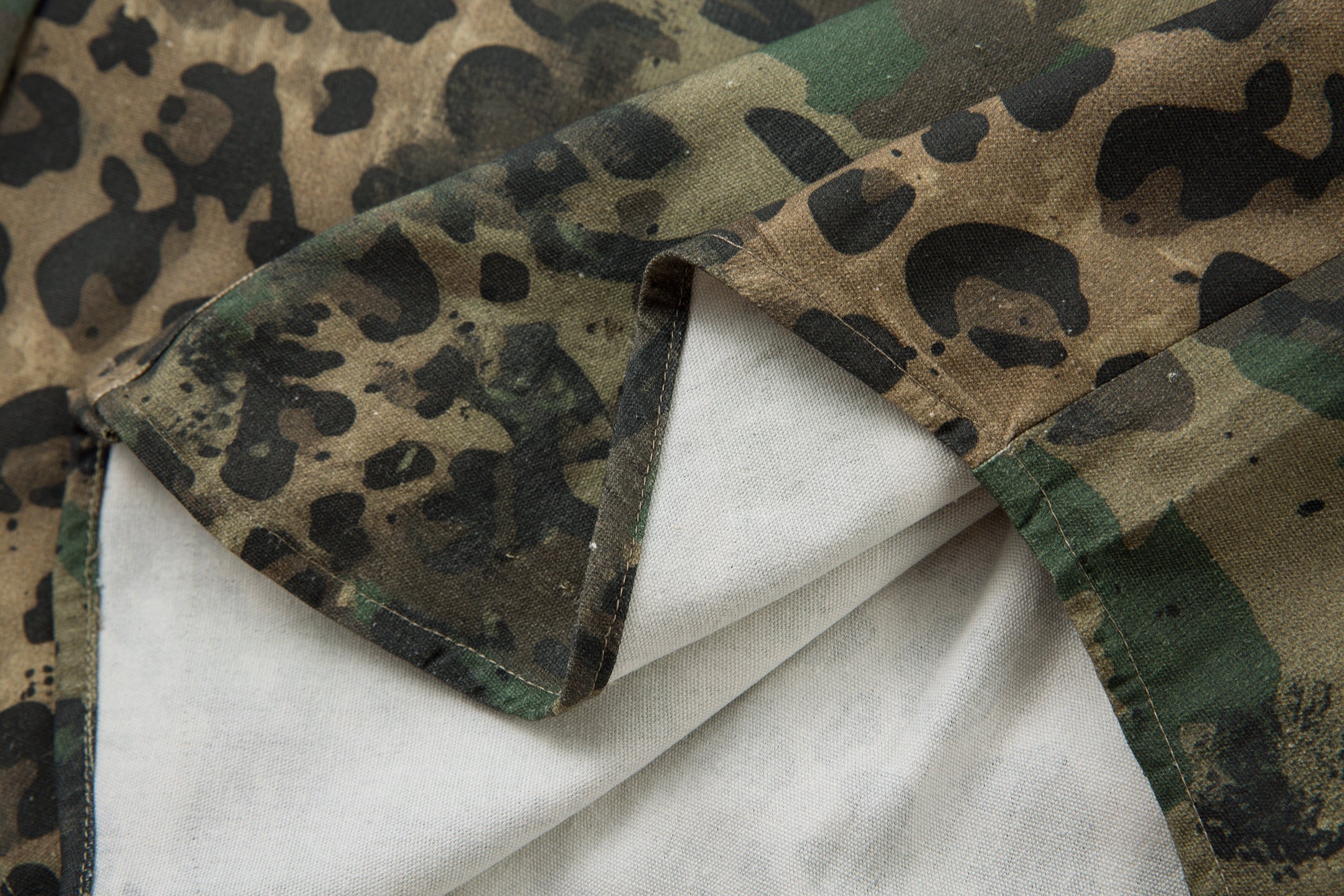 Camo Leopard Hybrid Utility Shirt | Streetwear Overshirt