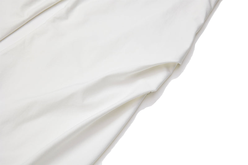 Omirad Sculpted Pleat Tech Wide-Leg Pants | Black & White