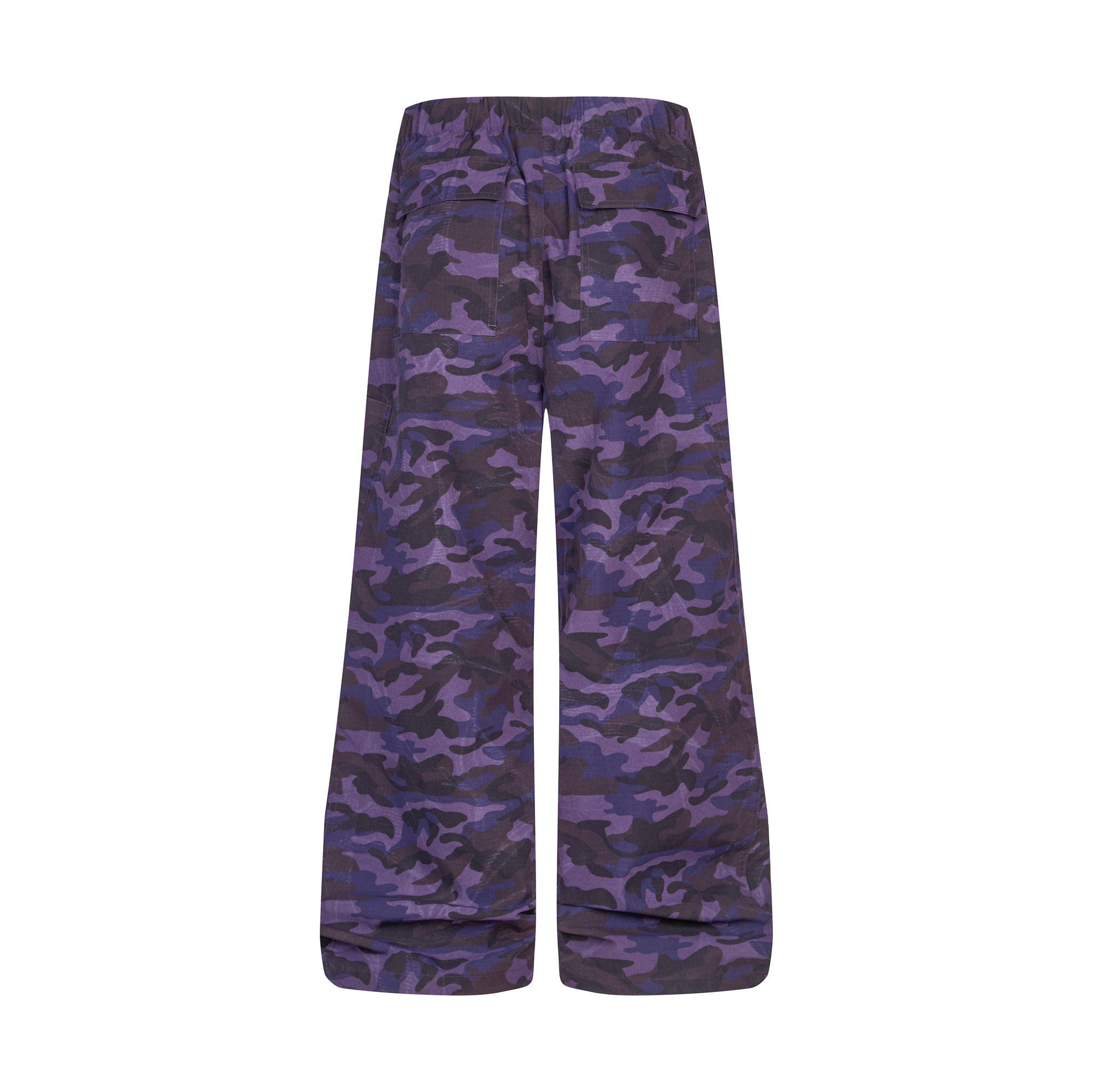 Omirad Purple Camo Wide-Leg Cargo Pants | SEAKOFF
