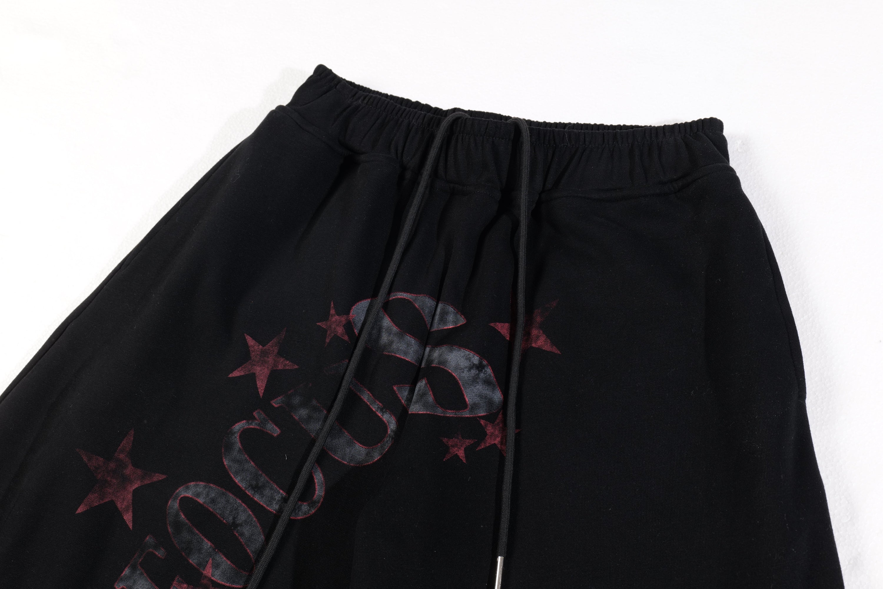 Fairfocus Star Print Wide-Leg Sweatpants | Vintage Streetwear