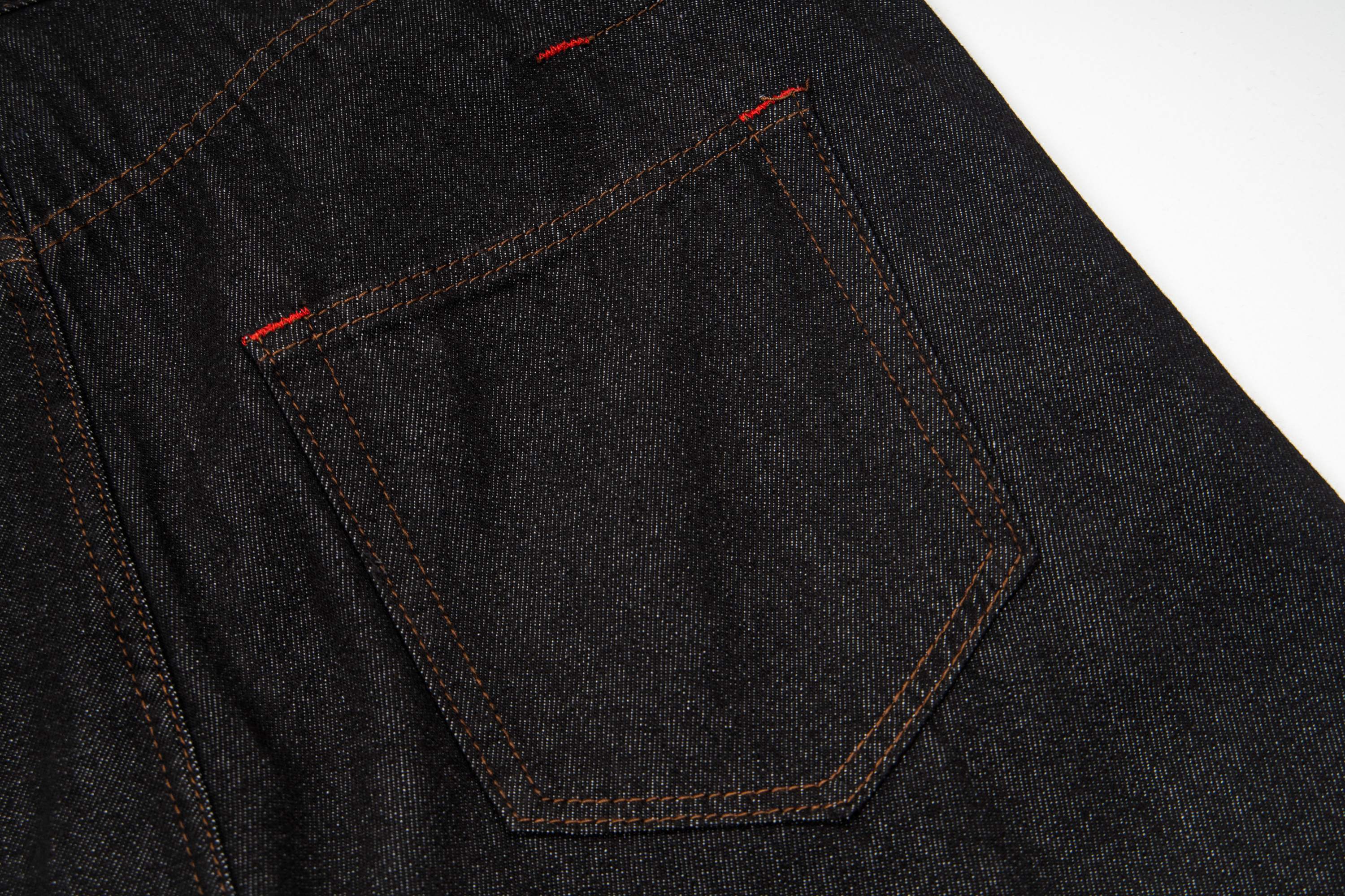 Omirad Hook Closure Wide-Leg Denim Pants | Dark Wash