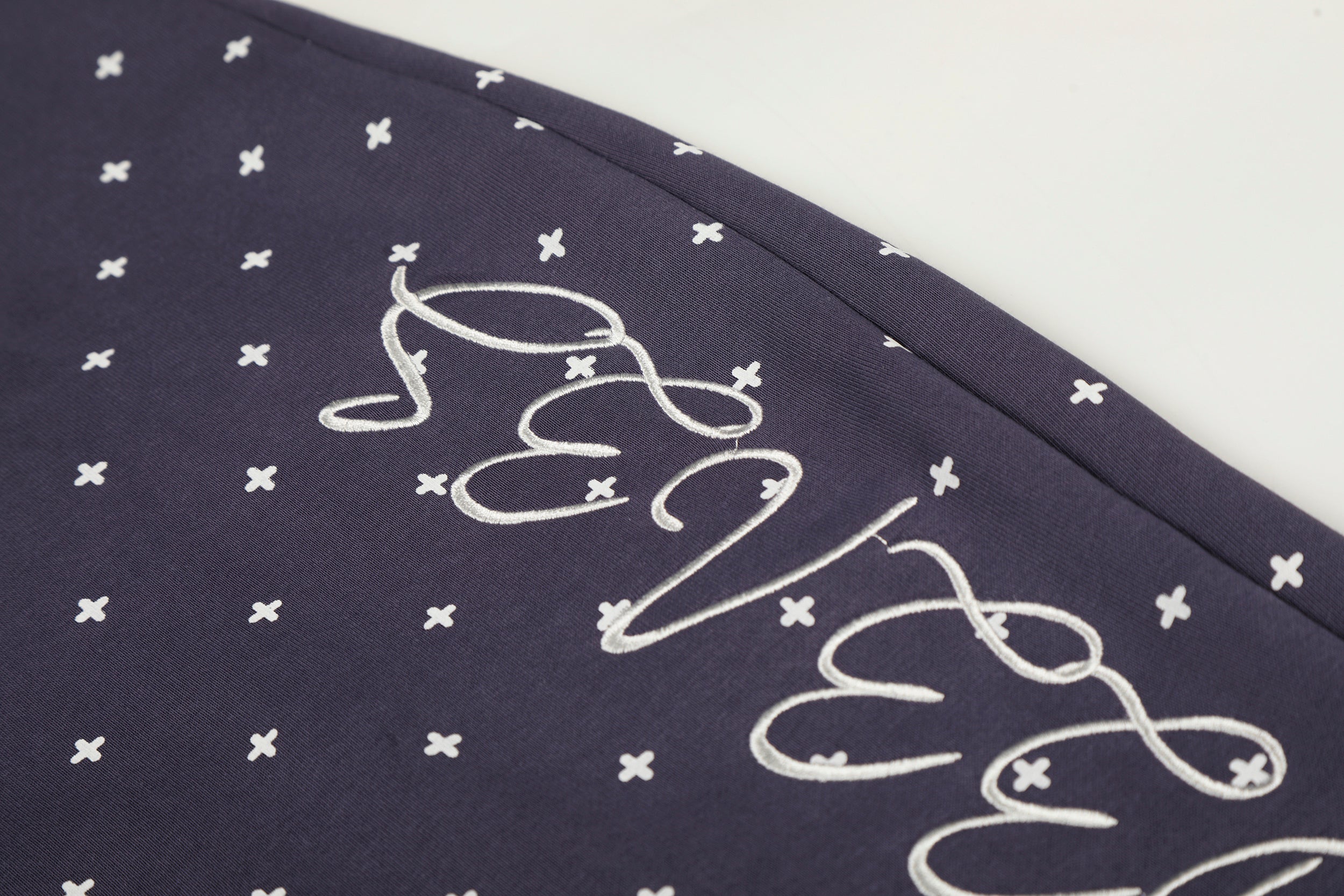Star Print Wide-Leg Sweatpants with Plush Star Charm