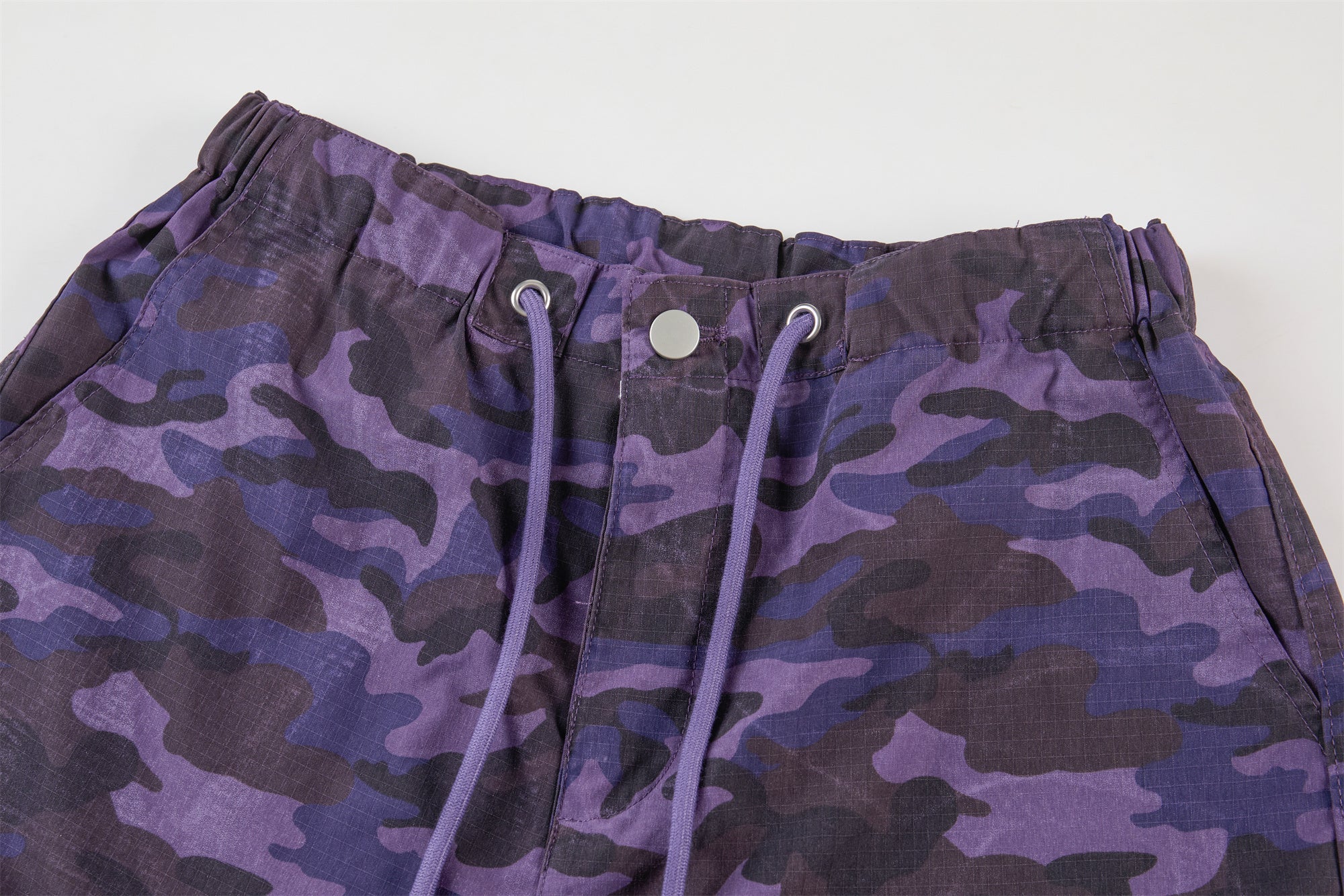 Omirad Purple Camo Wide-Leg Cargo Pants | SEAKOFF