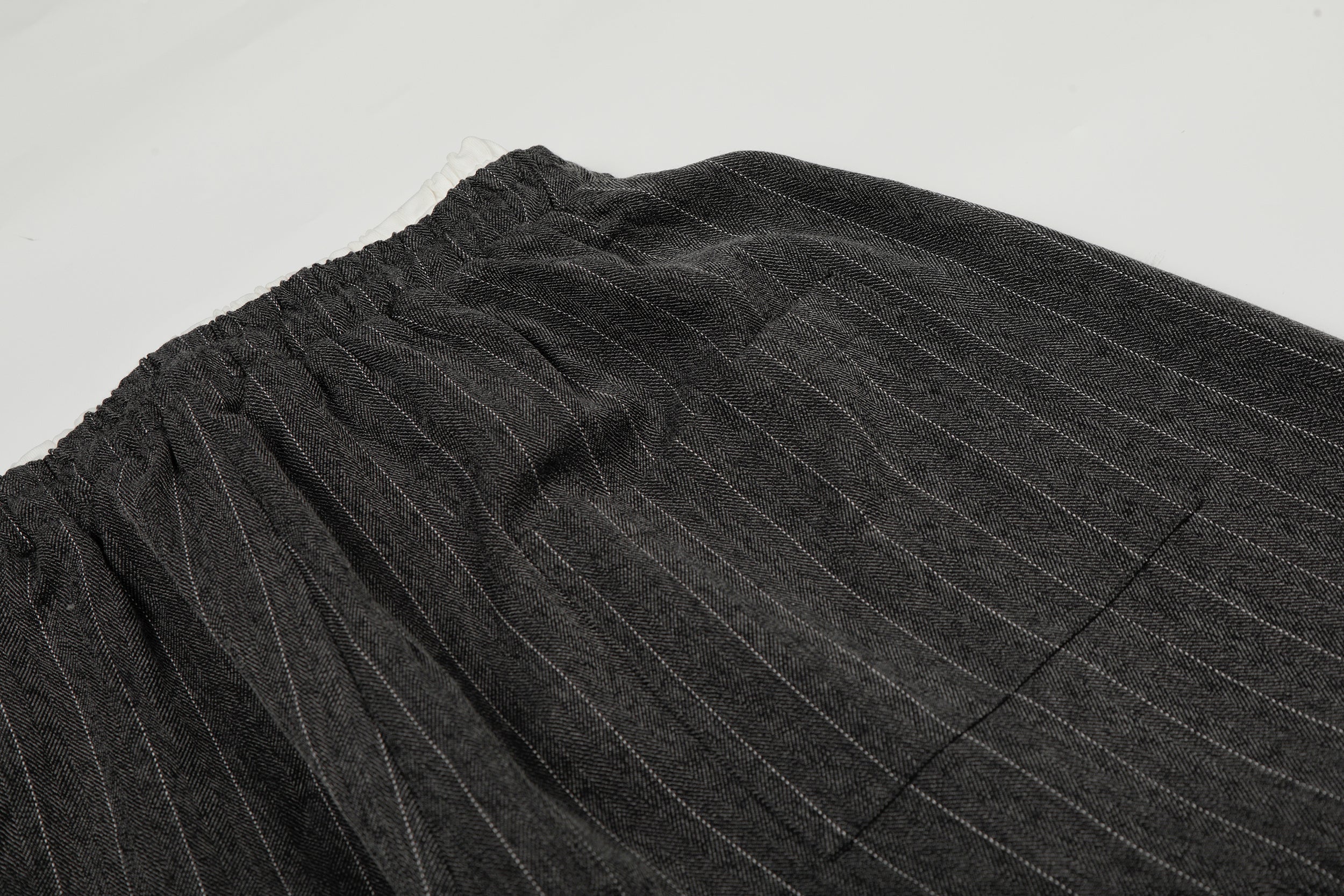 Omirad Pinstripe Wide-Leg Track Pants | Relaxed Fit