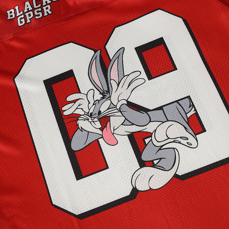 Bugs Bunny Cartoon Football Jersey | Streetwear Number 09